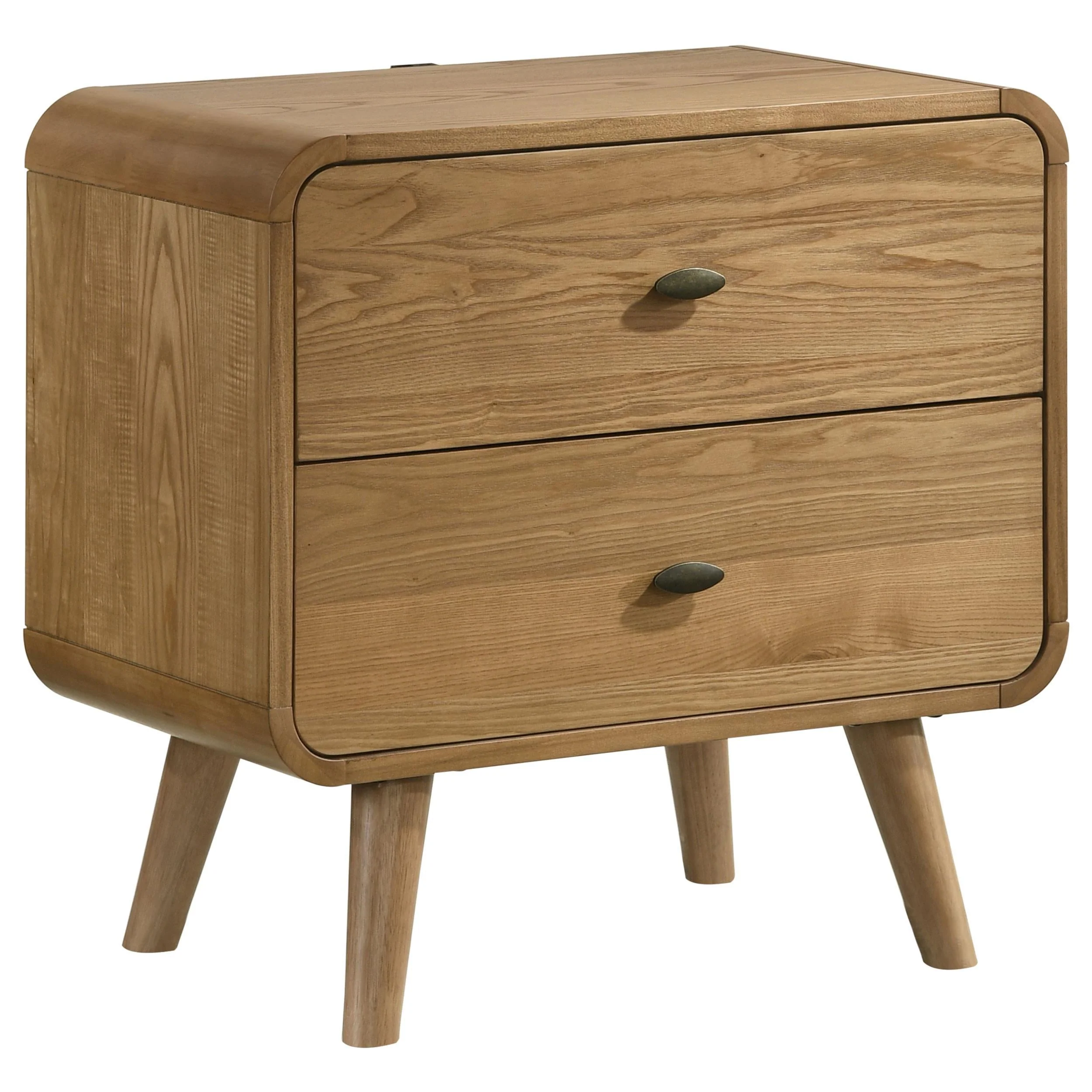Robyn Light Ash 2-Drawer Nightstand - Image 2
