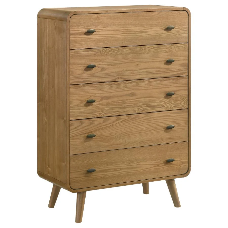 Robyn Light Ash 5-piece Eastern King Bedroom Set - Image 11