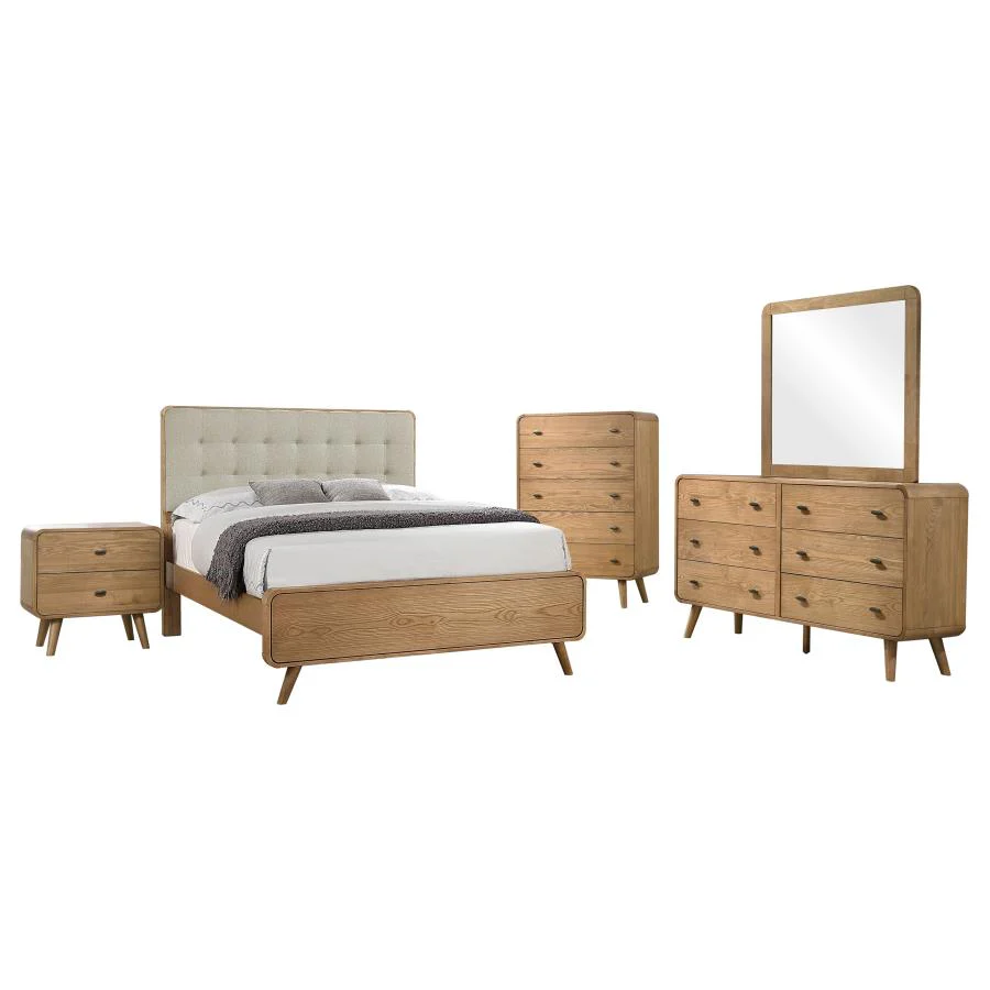 Robyn Light Ash 5-piece Eastern King Bedroom Set - Image 2