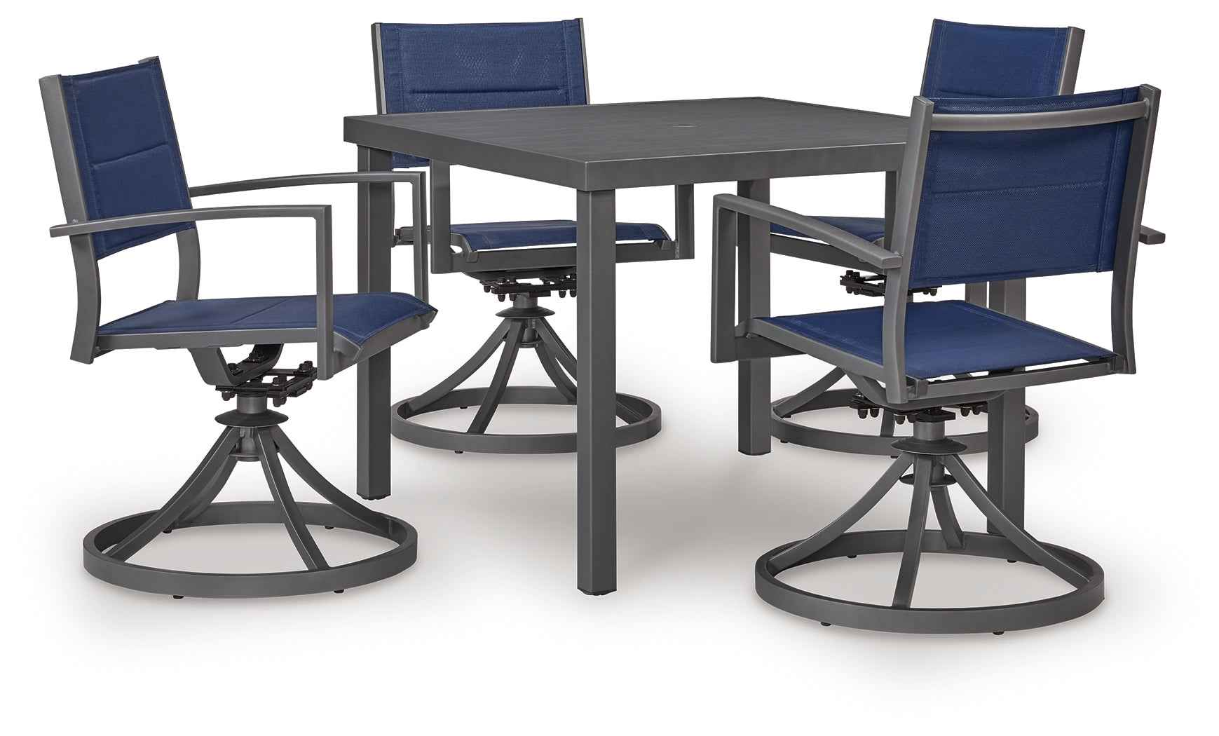 Rocky Creek Gray  Outdoor Dining Table and 4 Chairs