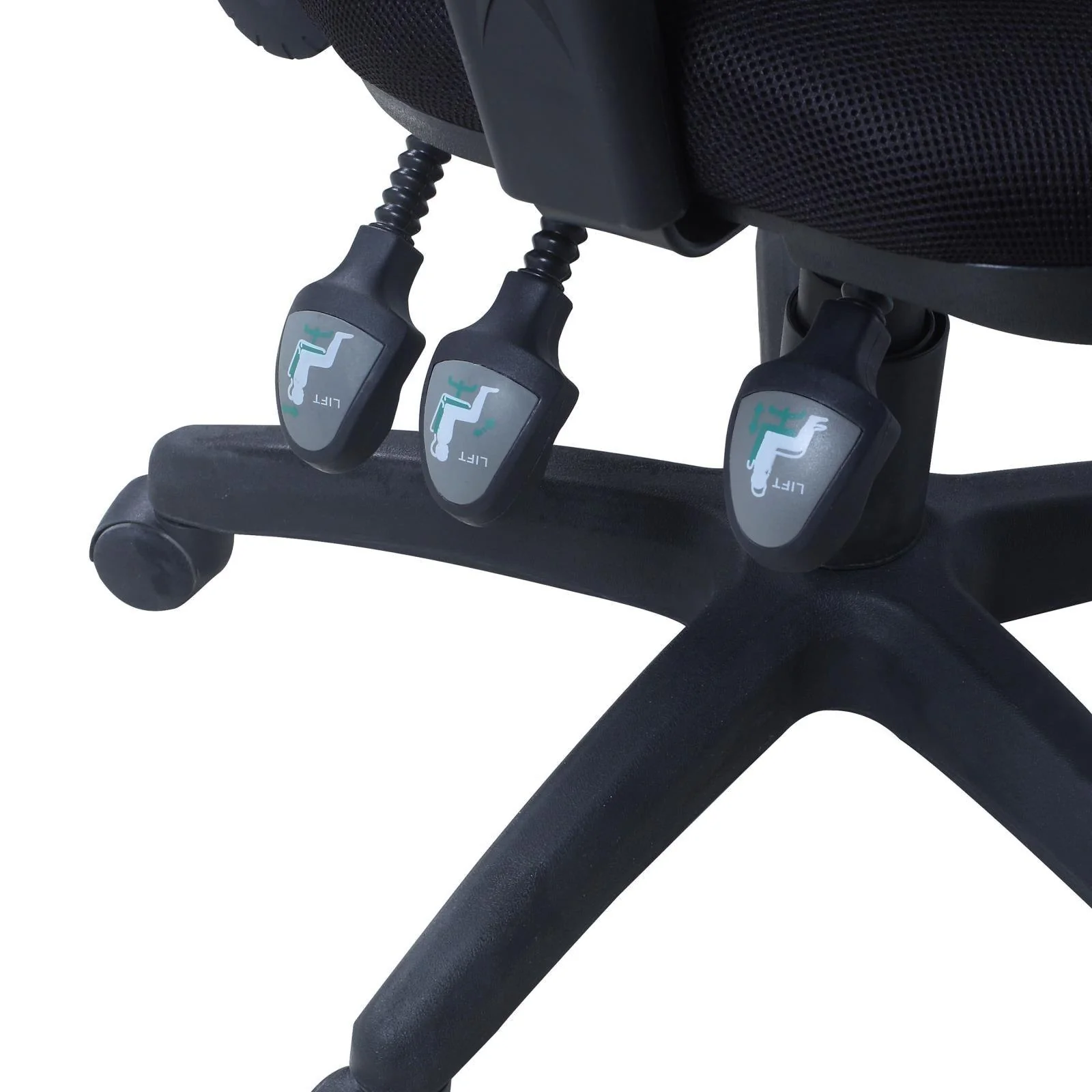 Rollo Black Adjustable Height Office Chair - Image 9