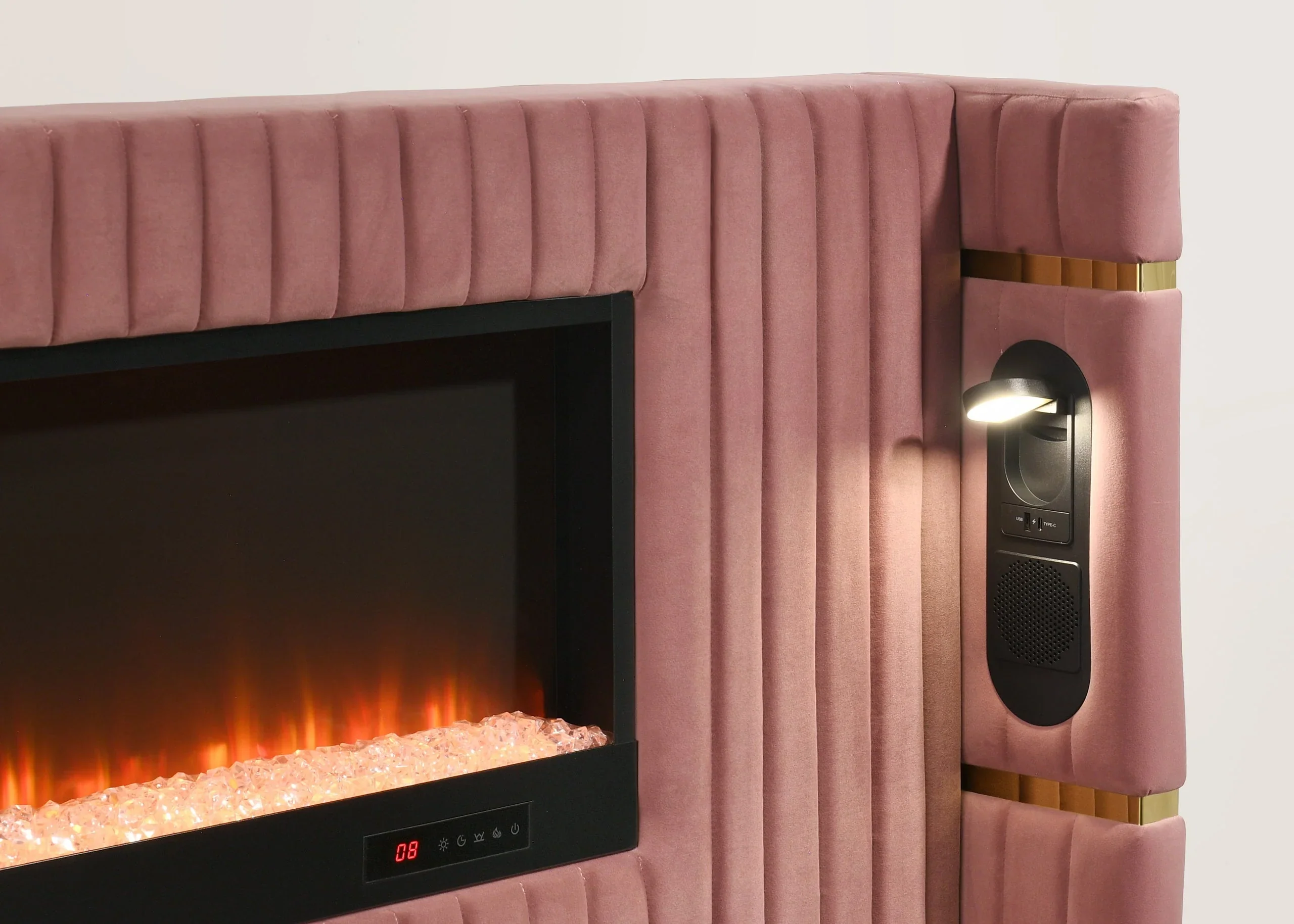 Romance Pink King Platform Bed - Image 3