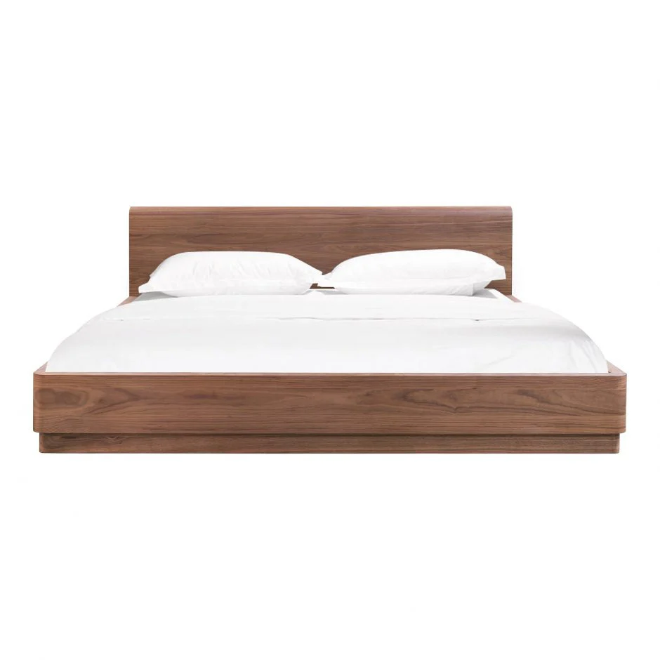Round Off Bed - Walnut - King
