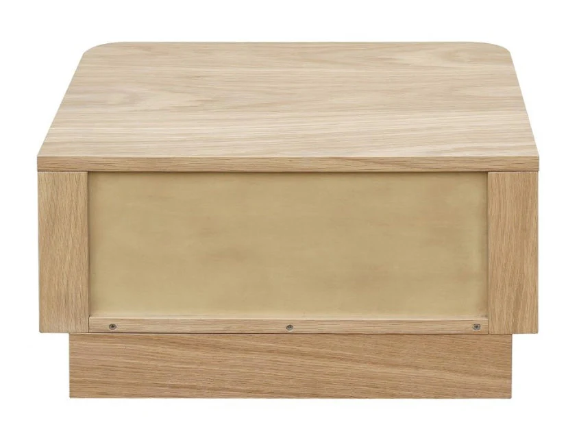 Round Off Small Nightstand Light Oak Brown - Image 5