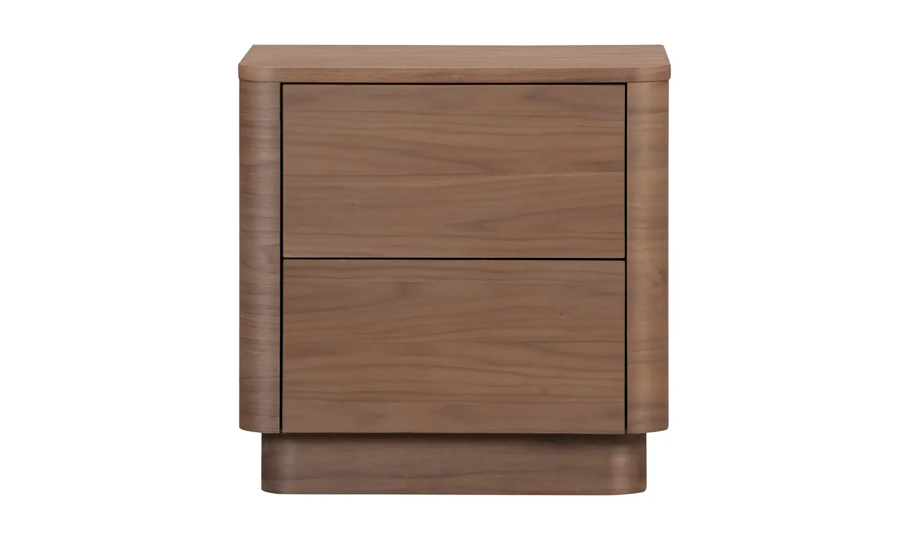 Round Off Tall Nightstand Walnut Brown - Image 5