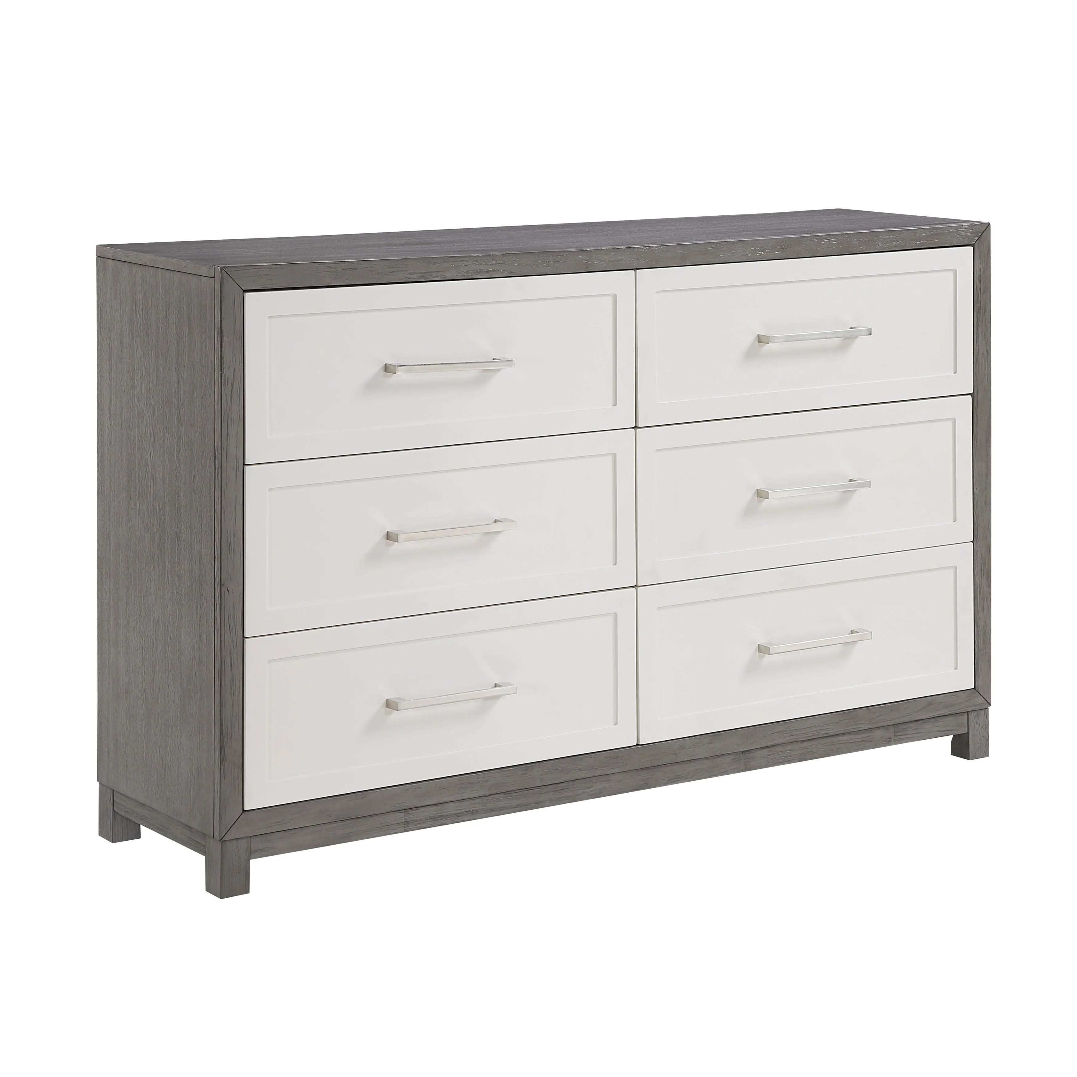 Rowan Ivory/Gray Youth Platform Bedroom Set with Footboard Storage - Image 20