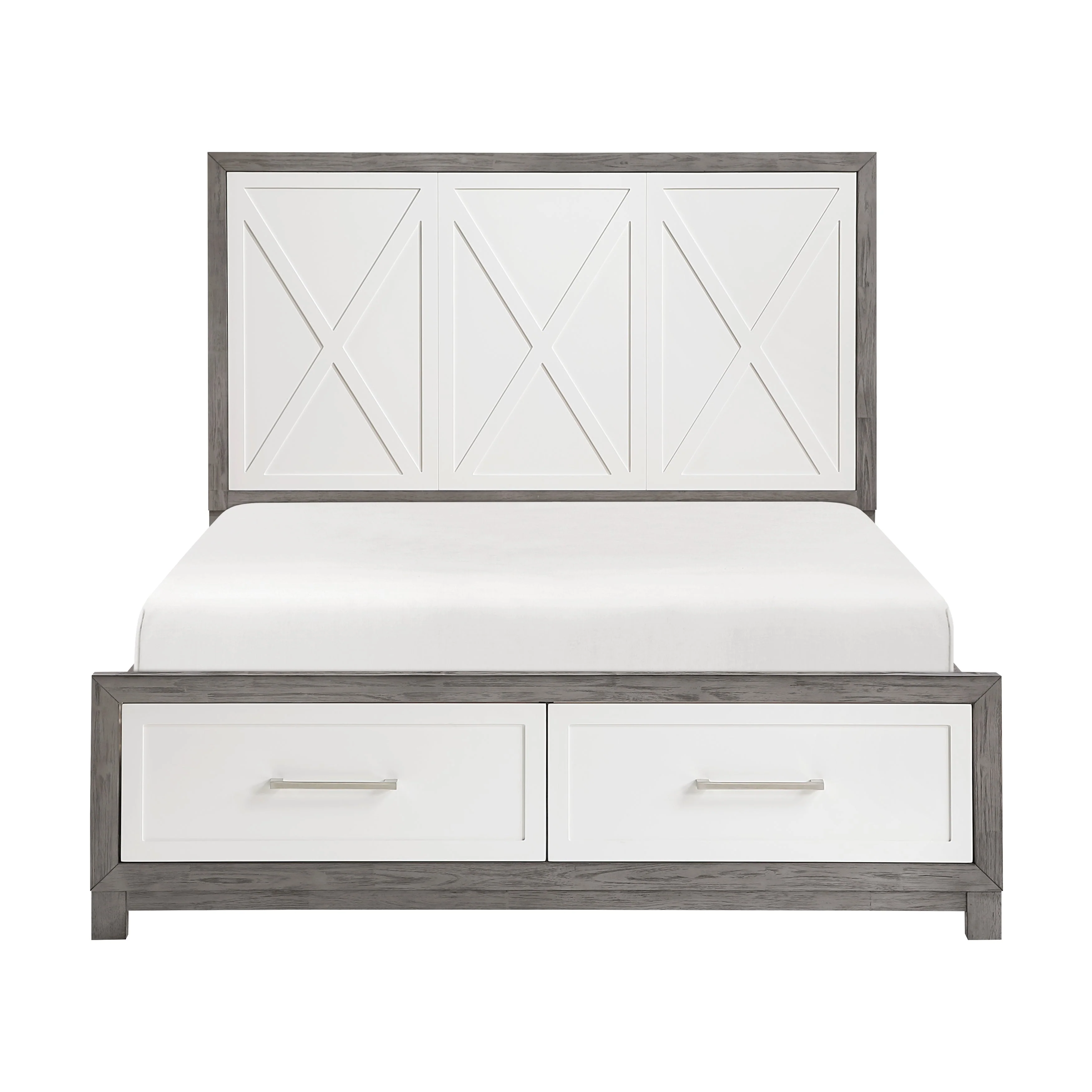 Rowan Two-tone Queen Storage Platform Bed - Image 14