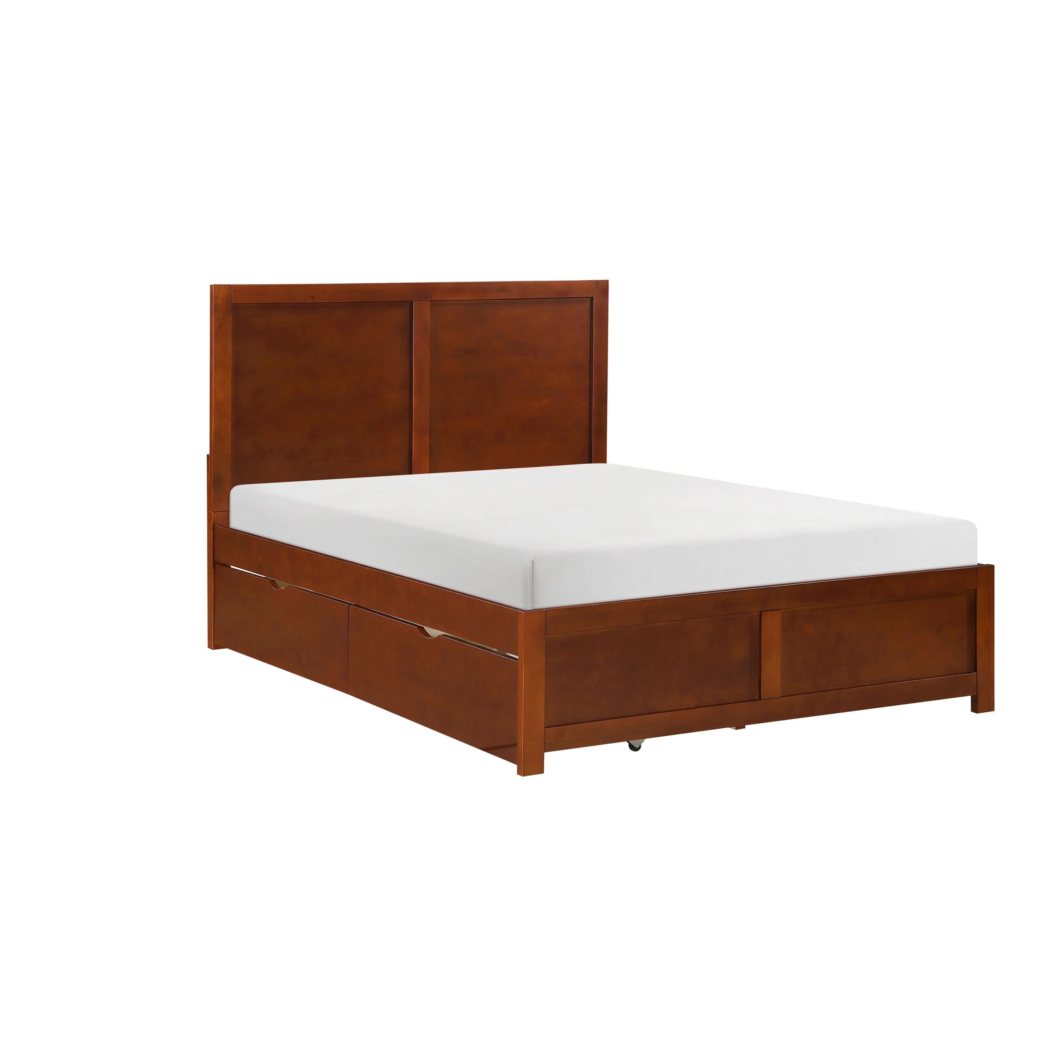 Rowe Dark Cherry Full Platform Bed - Image 13