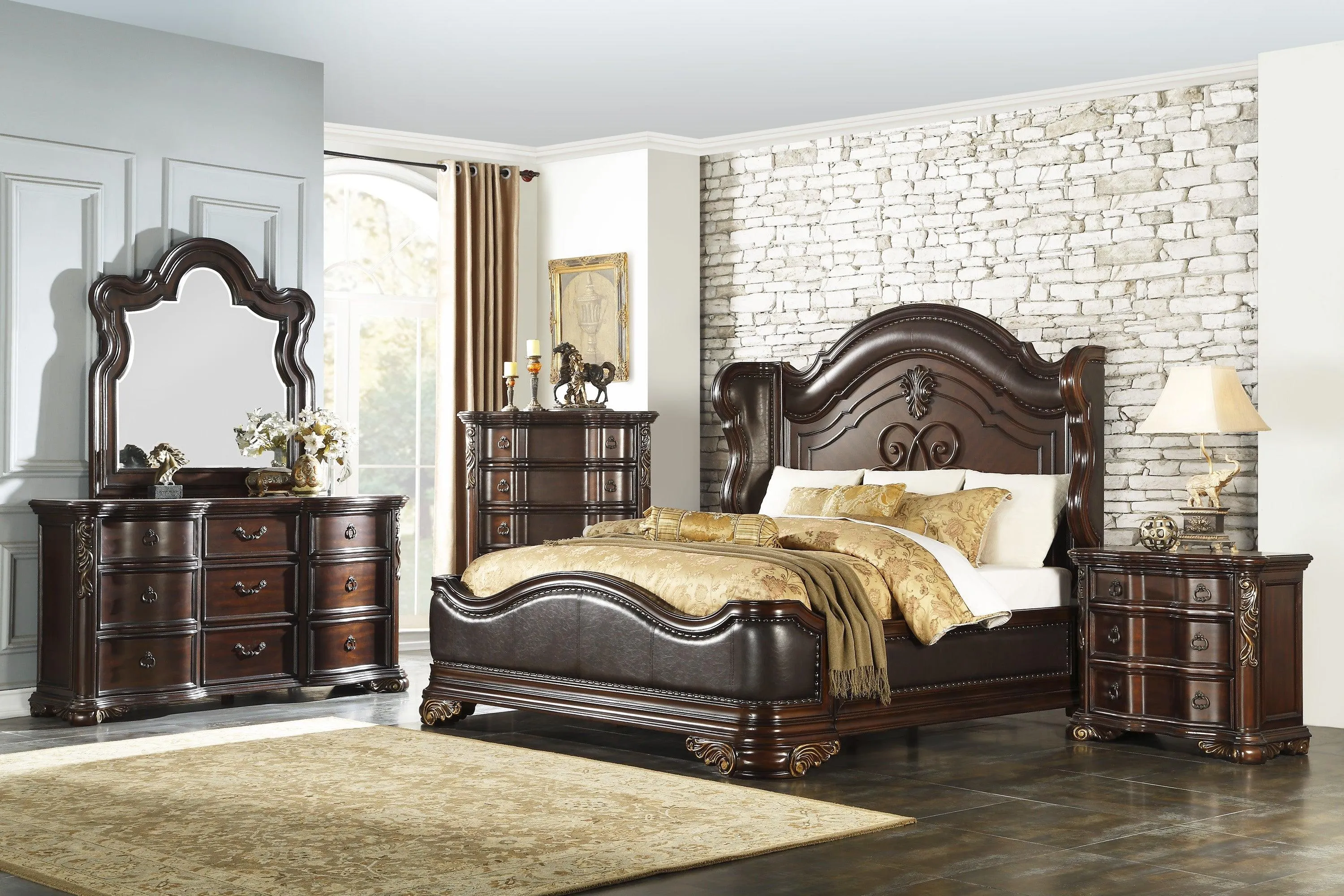 Royal Highlands Rich Cherry Mirror (Mirror Only) - Image 2