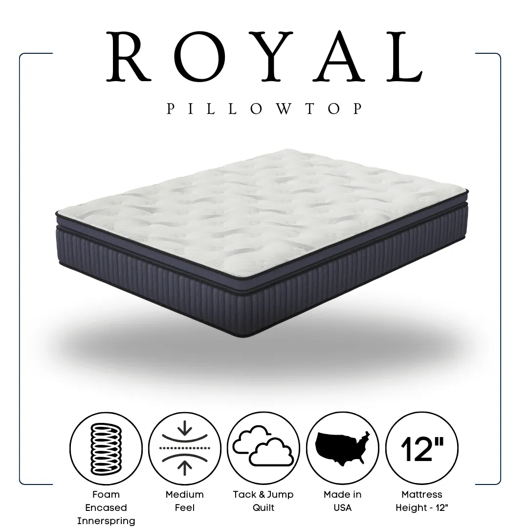 Royal Ultra Plush 12" Hybrid King Mattress - Image 3