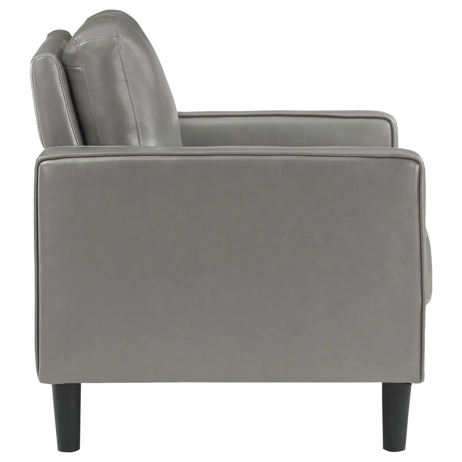 Ruth 3-piece Upholstered Track Arm Sofa Set Grey - Image 14