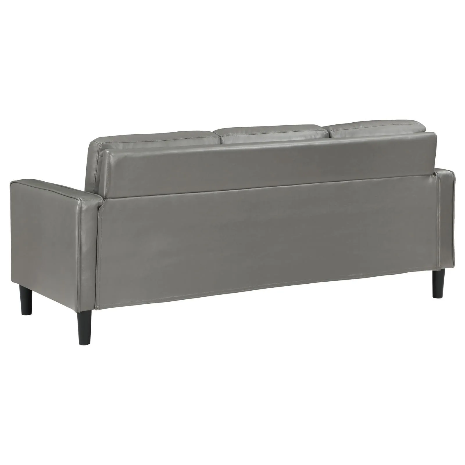 Ruth 3-piece Upholstered Track Arm Sofa Set Grey - Image 5