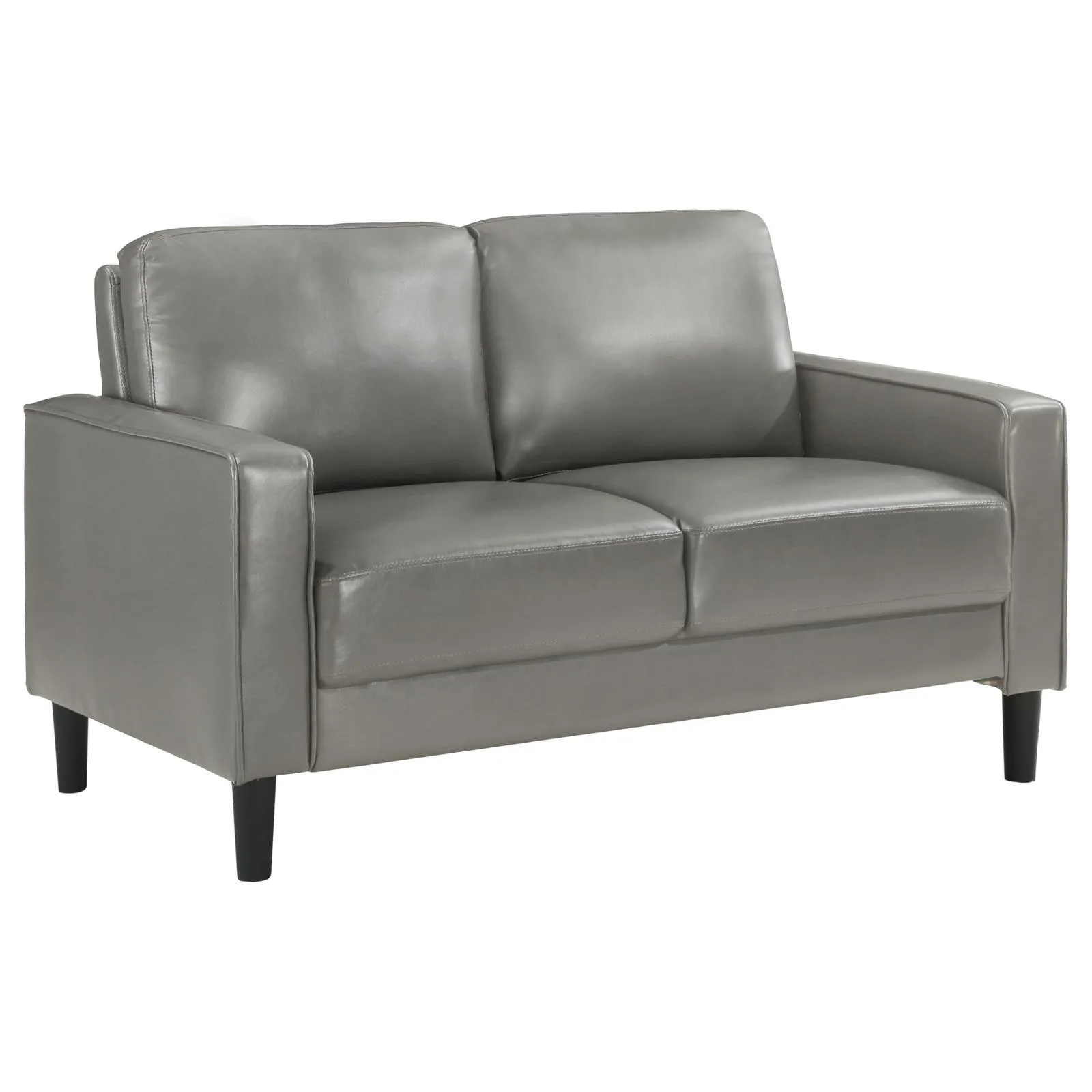 Ruth 3-piece Upholstered Track Arm Sofa Set Grey - Image 7