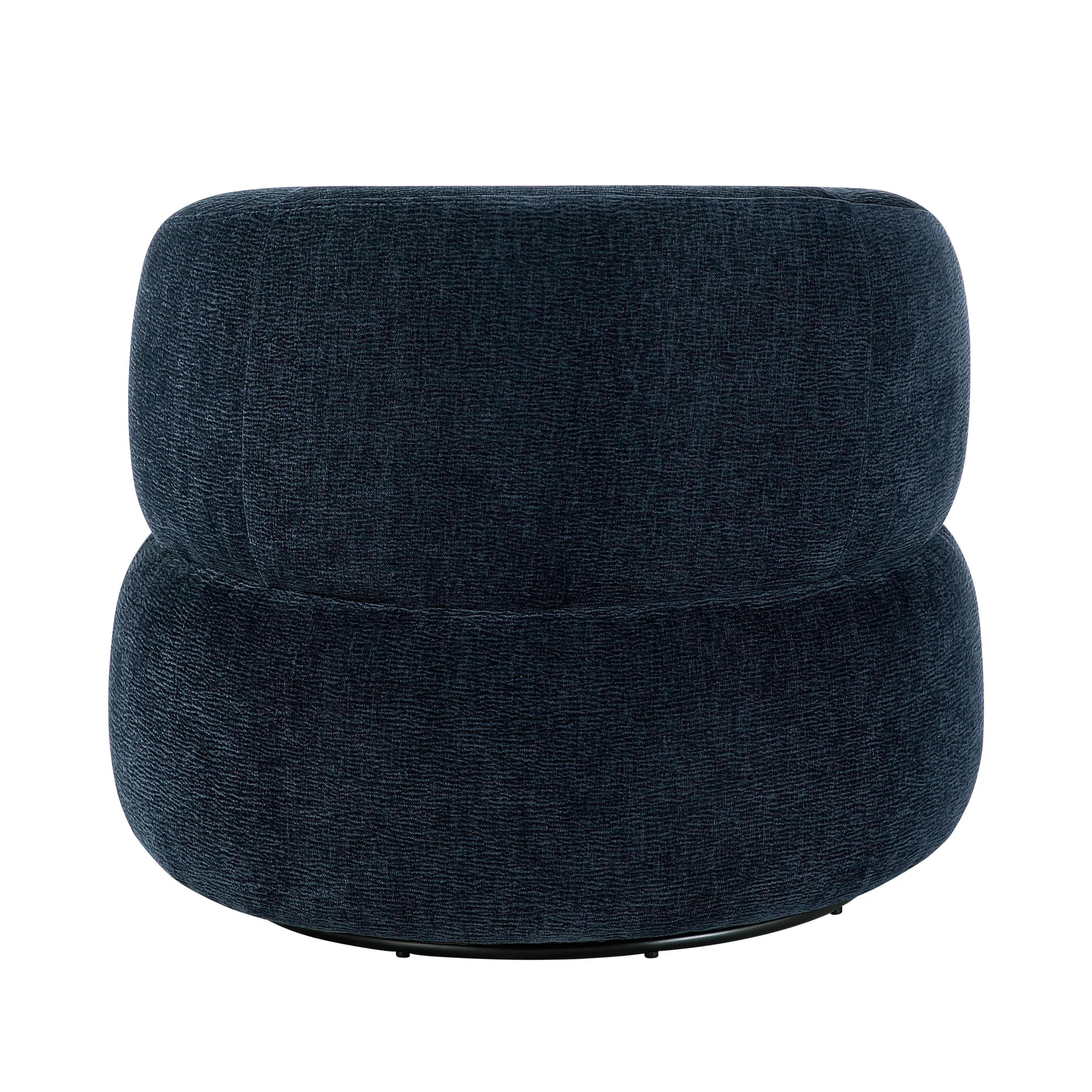 Ruvo Blue Swivel Accent Chair - Image 5