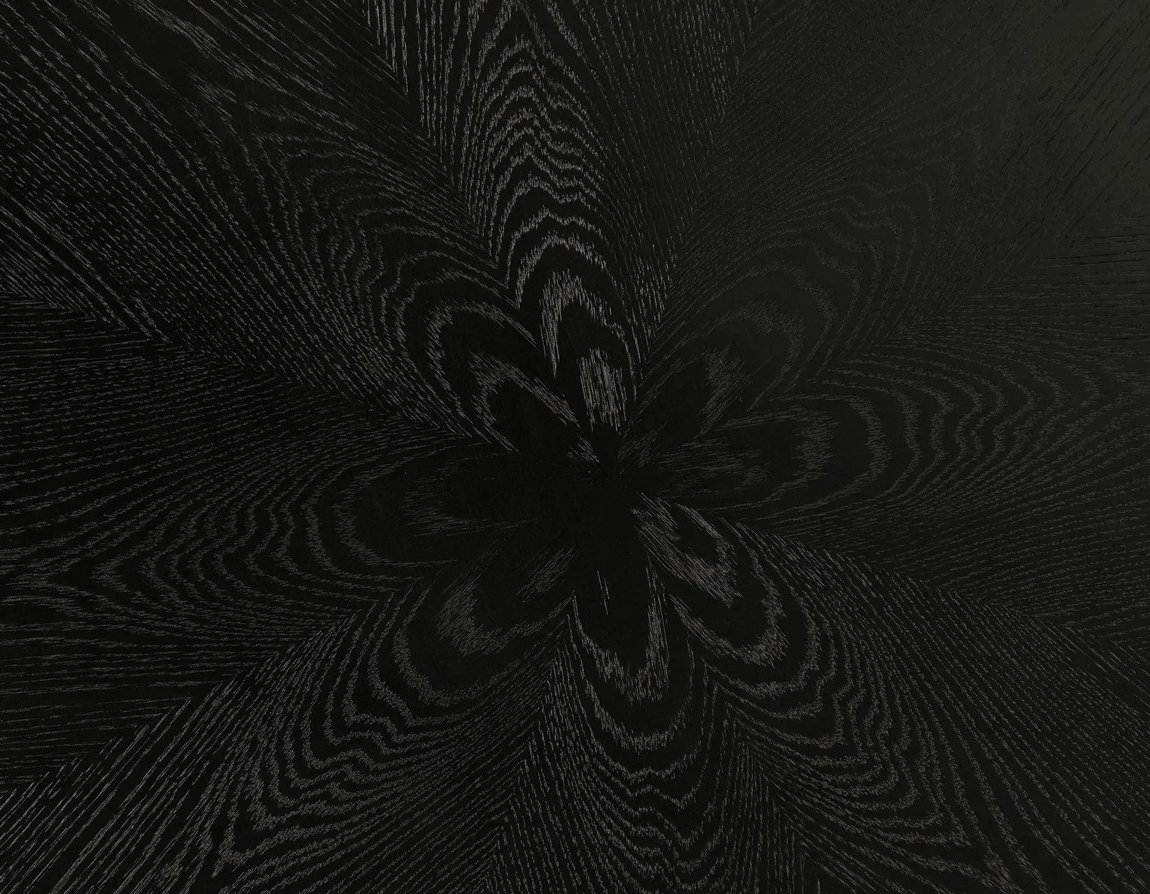 Rylie 48-inch Round Dining Table, Black Finish - Image 5