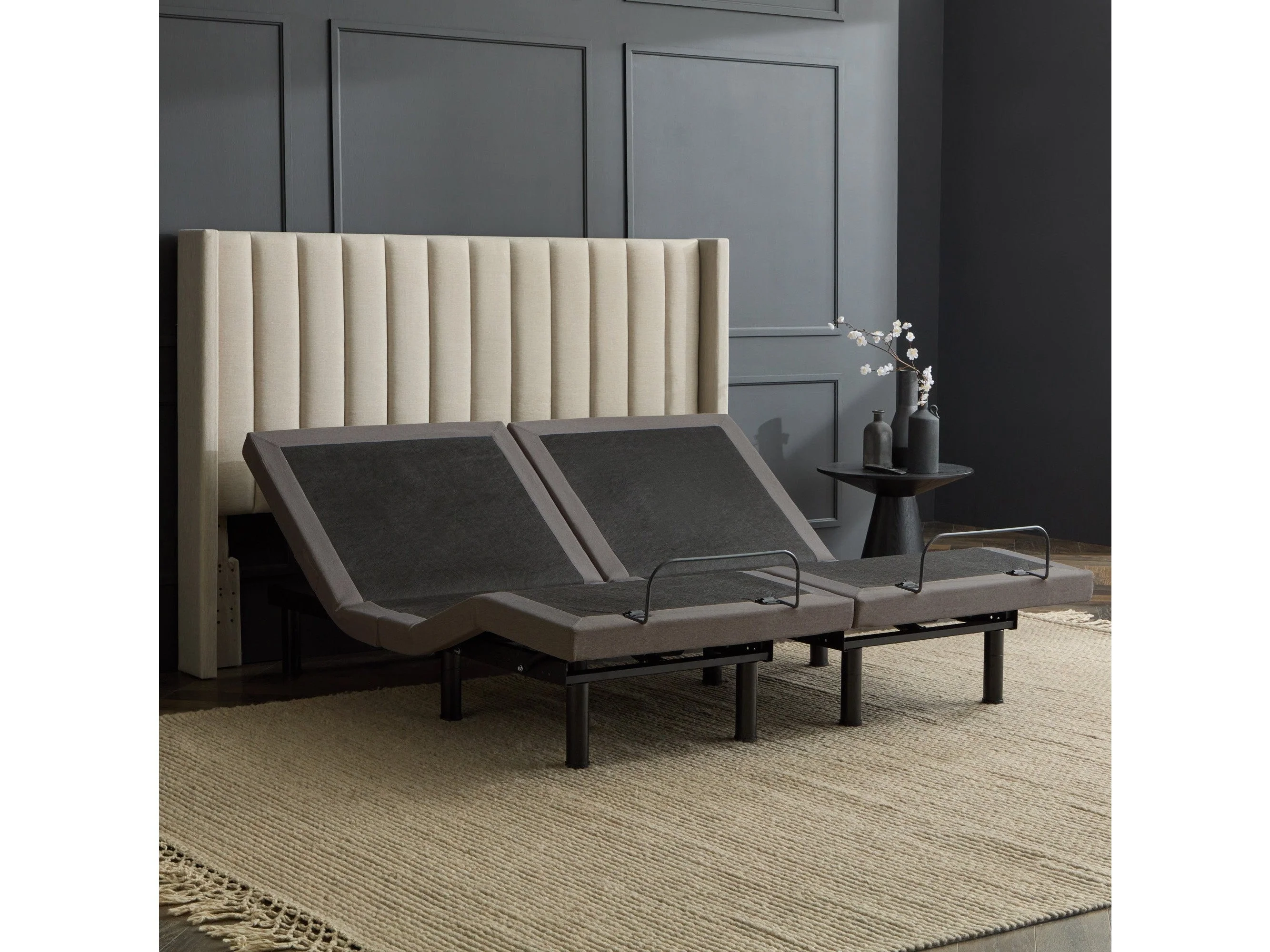 S655 Charcoal Full Adjustable Base
