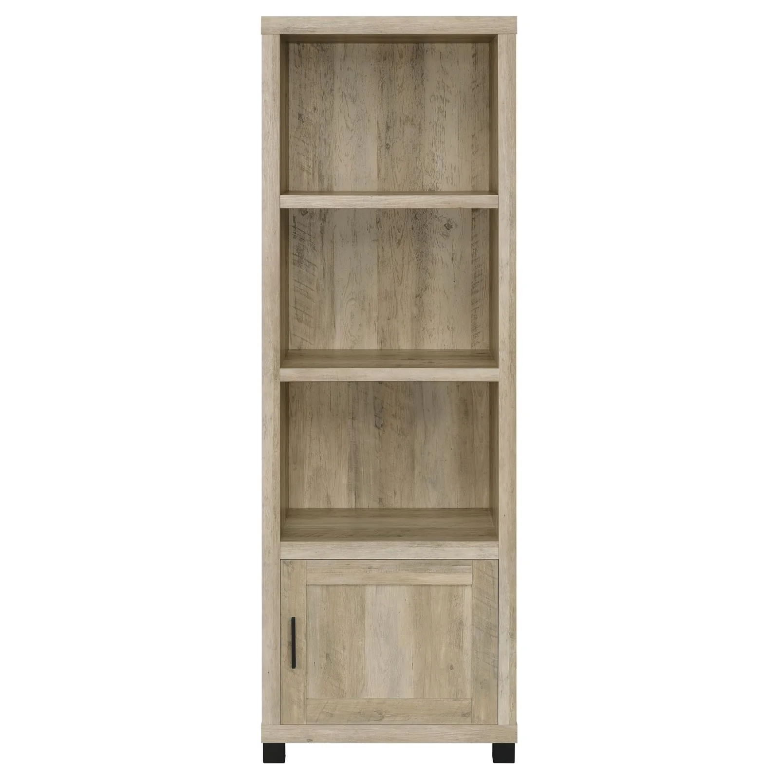 Sachin Antique Pine 3-piece Entertainment Center With 79" TV Stand - Image 9