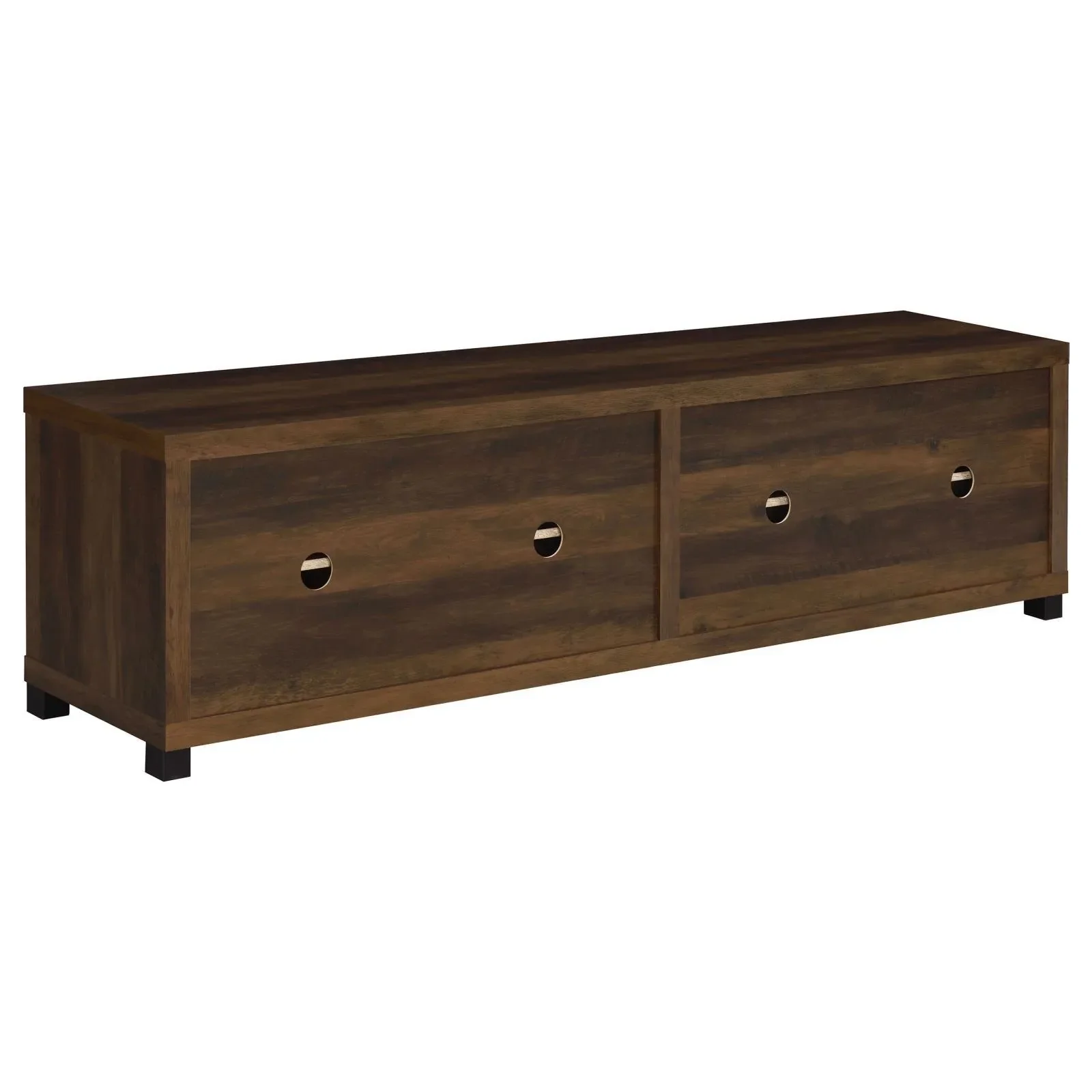 Sachin Dark Pine 3-piece Entertainment Center With 79" TV Stand - Image 6