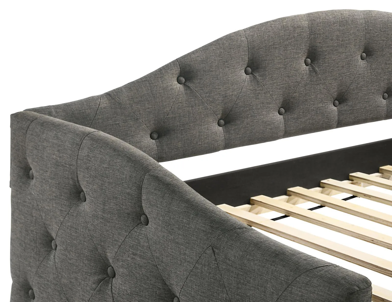 Sadie Upholstered Twin Daybed with Trundle - Image 6