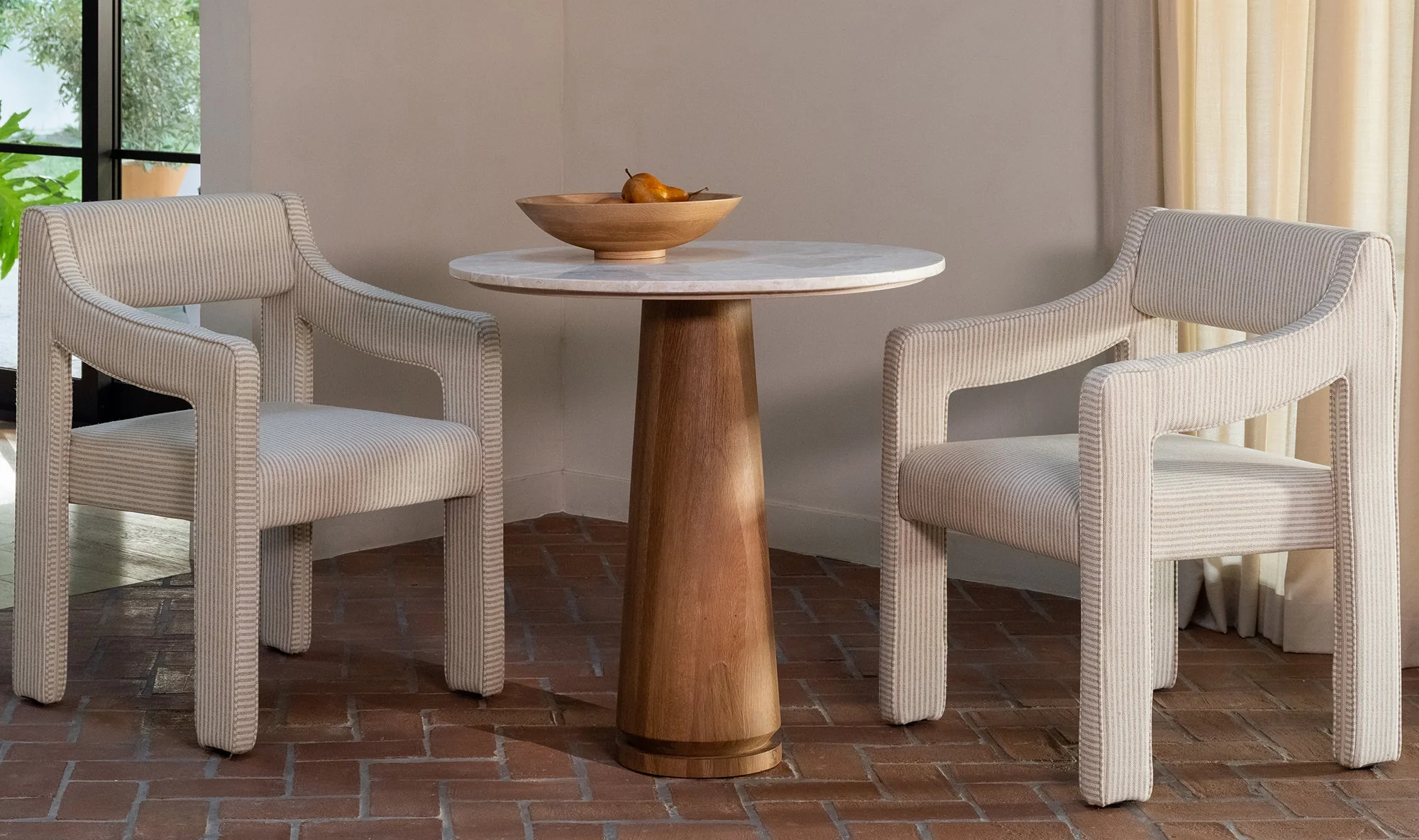 Sage Cafe Table Cosmos Marble - Image 2