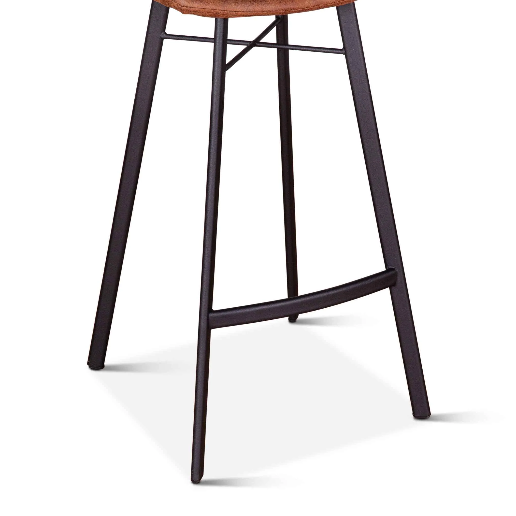 Sam 18" Bar Chair in Trapper Brown Microfiber - Image 2