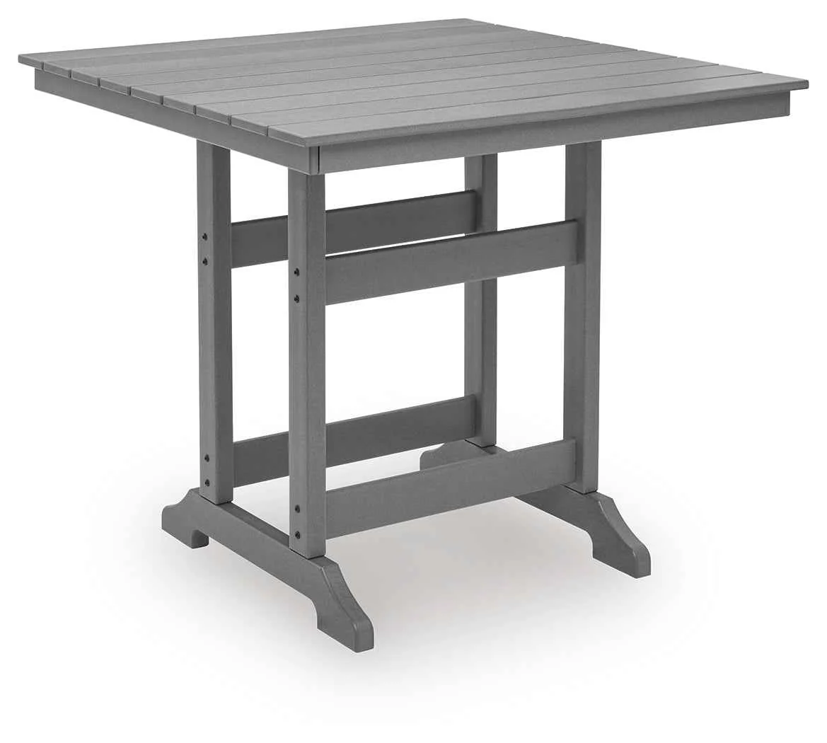 Sanctuary Beach Dark Gray Outdoor Counter Height Dining Set - Image 7
