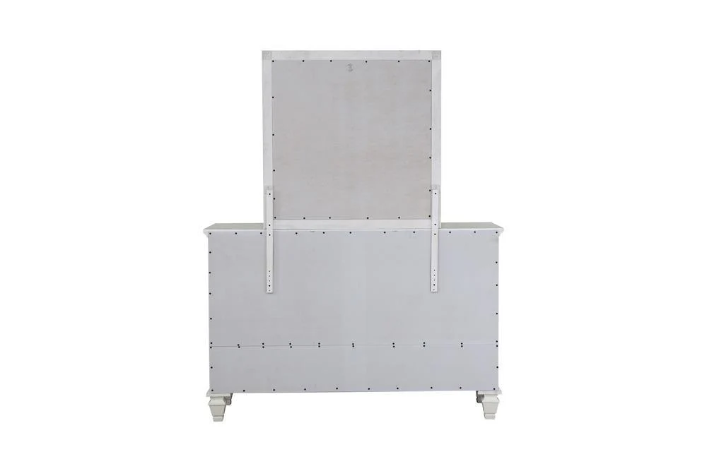 Sandy Beach White 11-Drawer Rectangular Dresser - Image 10