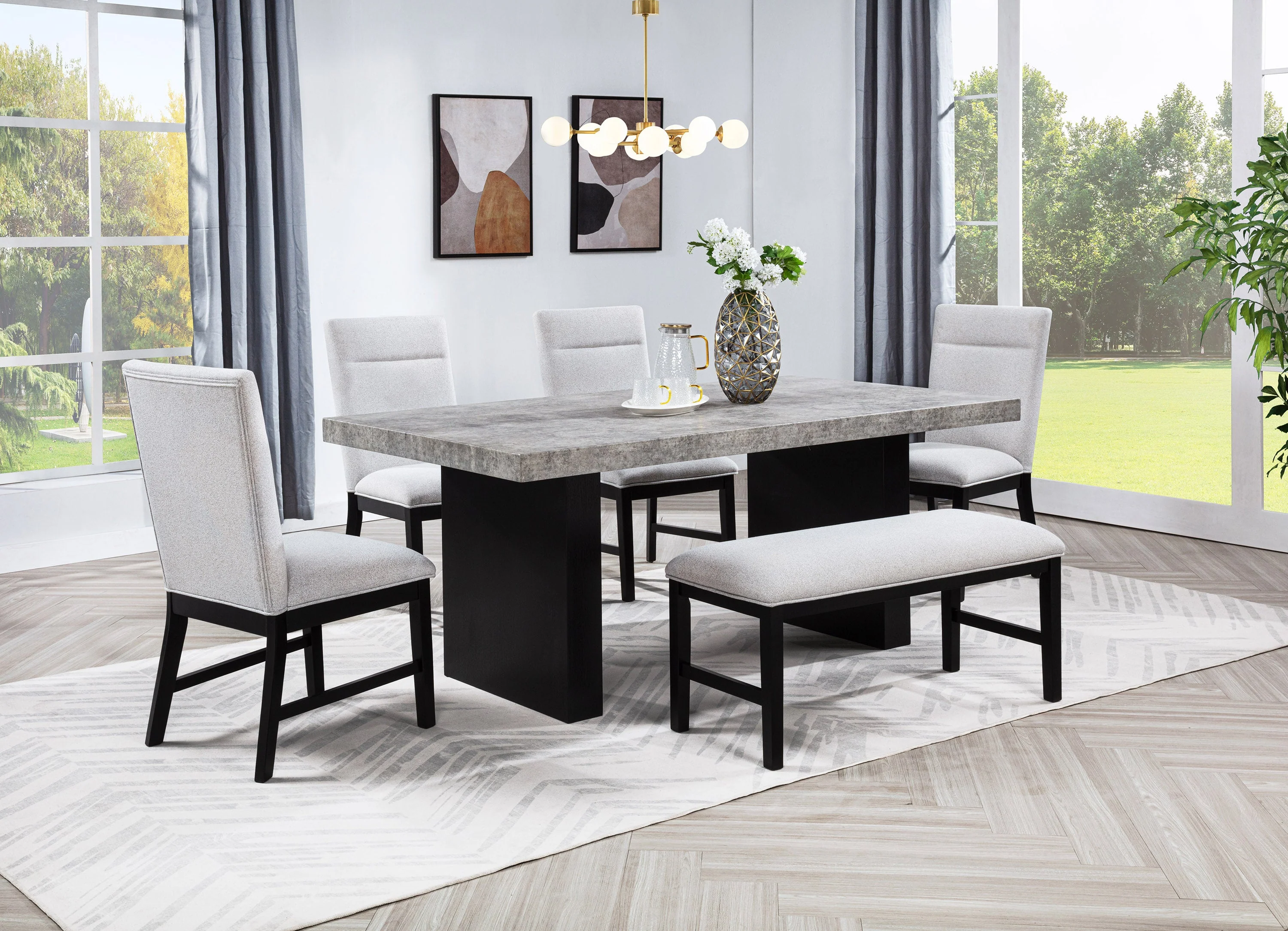 Sebastian Dove Dining Set - Image 3