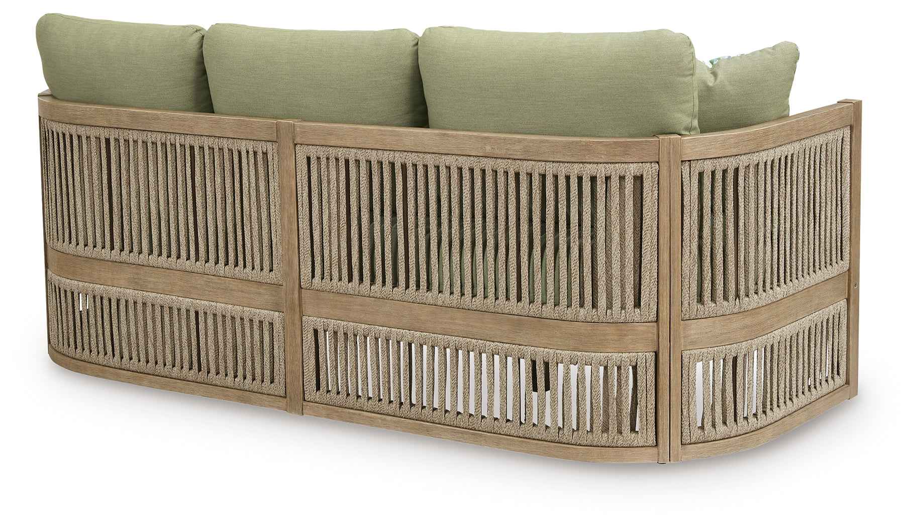 Serena Shores Beige/Green Outdoor Sofa and 2 Chairs - Image 10