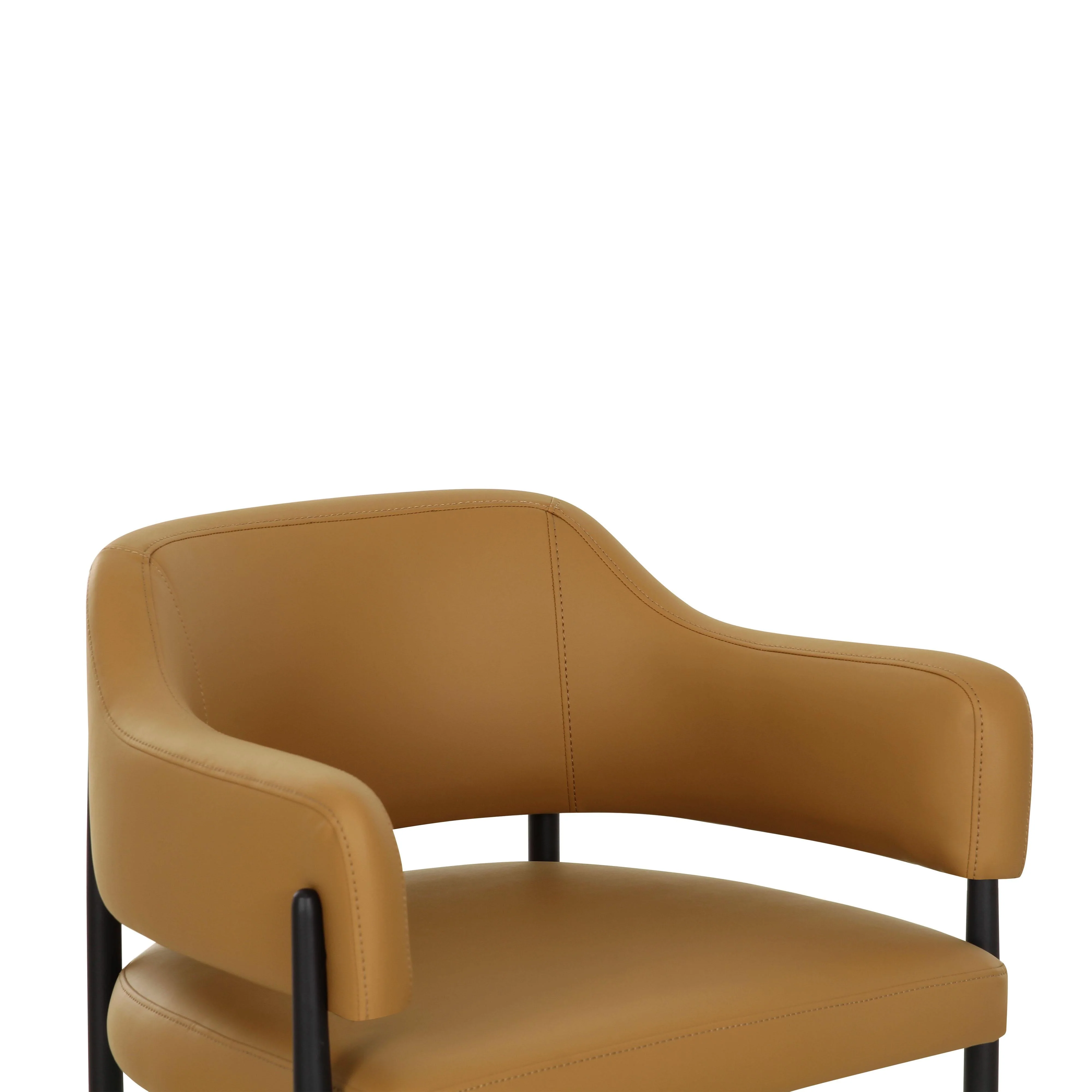 Sezanne Vegan Leather Dining Chair - Image 12
