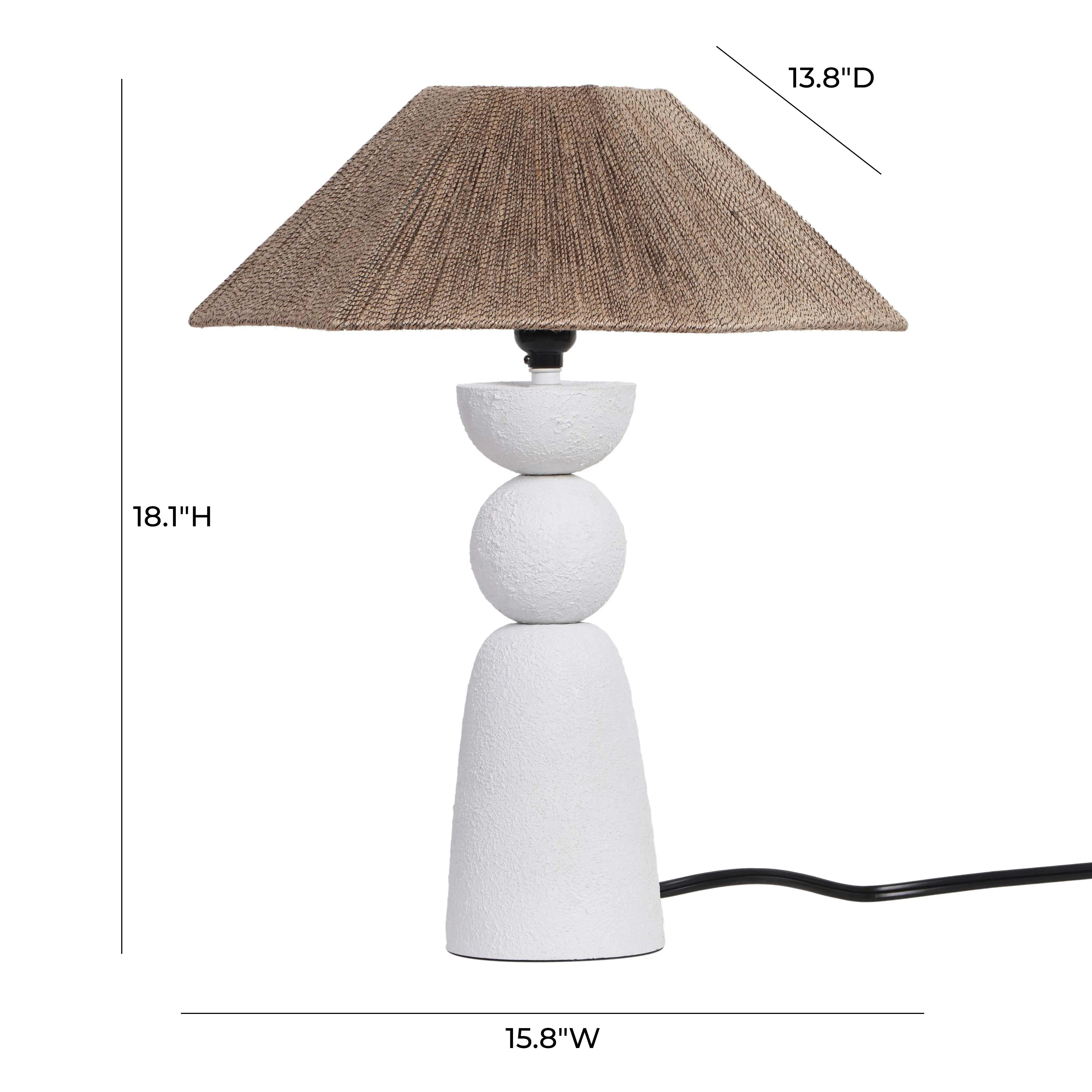 Shabby Natural Rope Table Lamp - Image 6