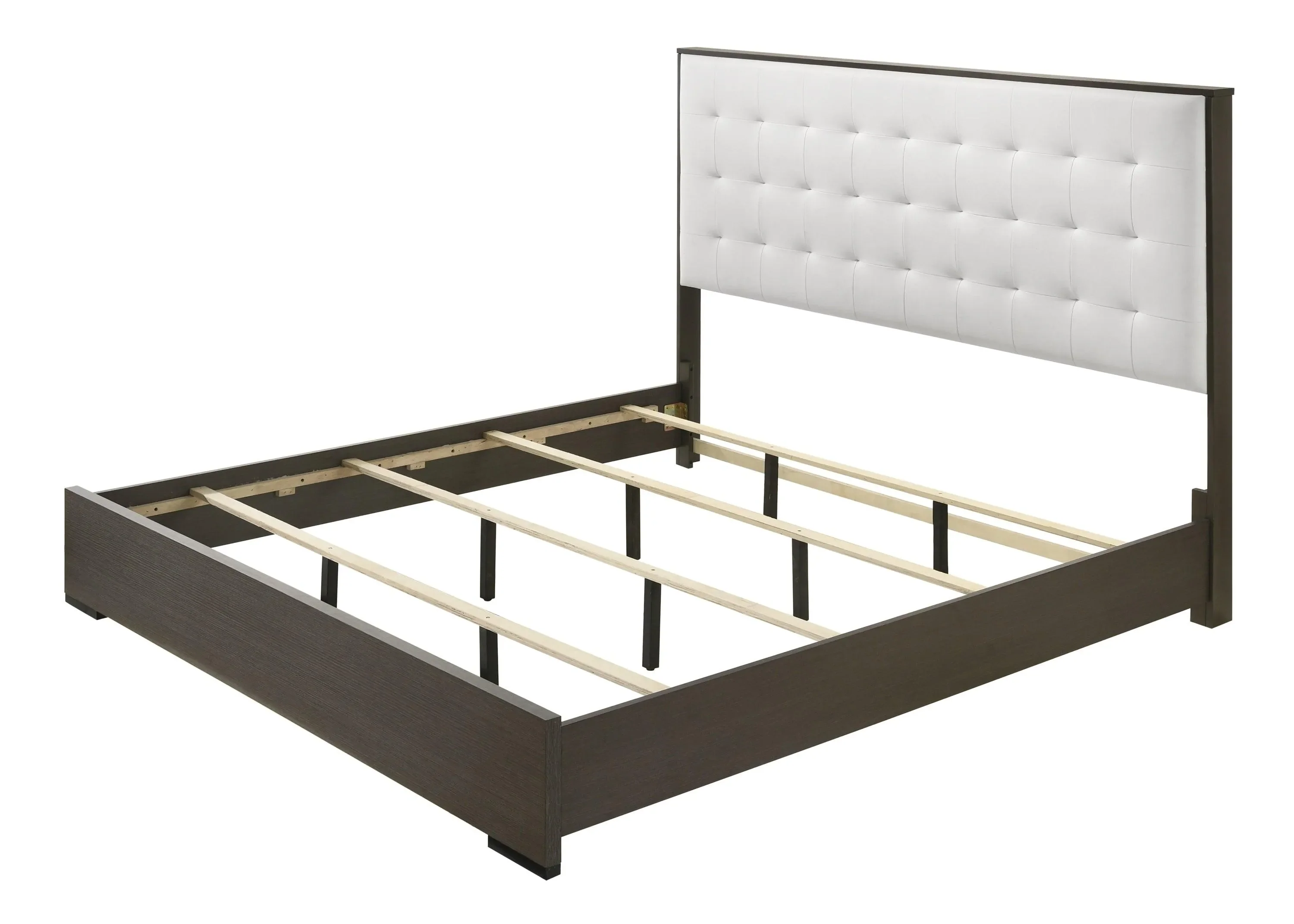 Sharpe Brown Full Upholstered Panel Bed - Image 3