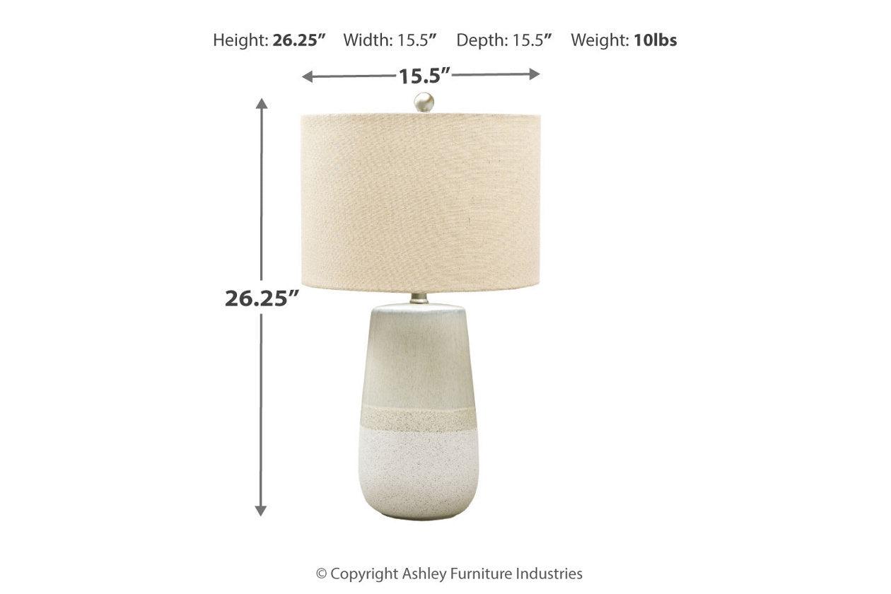 Shavon Beige/White Table Lamp - Image 2