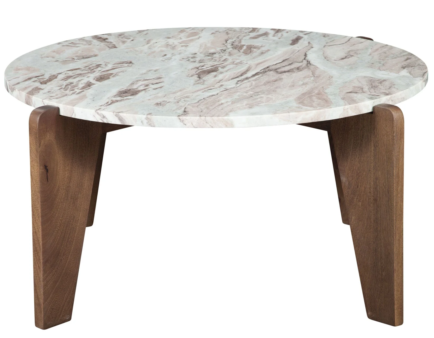 Shavon Toronto Brown 3-Piece Solid Marble Table Set - Image 5