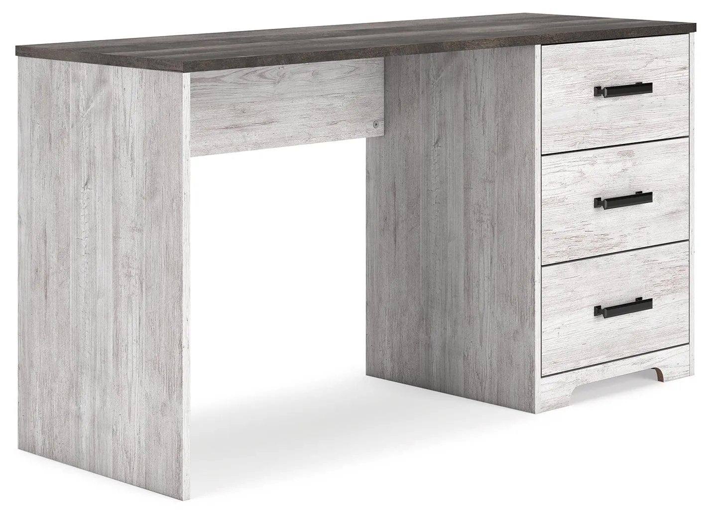 Shawburn White/Dark Charcoal Gray 54" Home Office Desk - Image 12