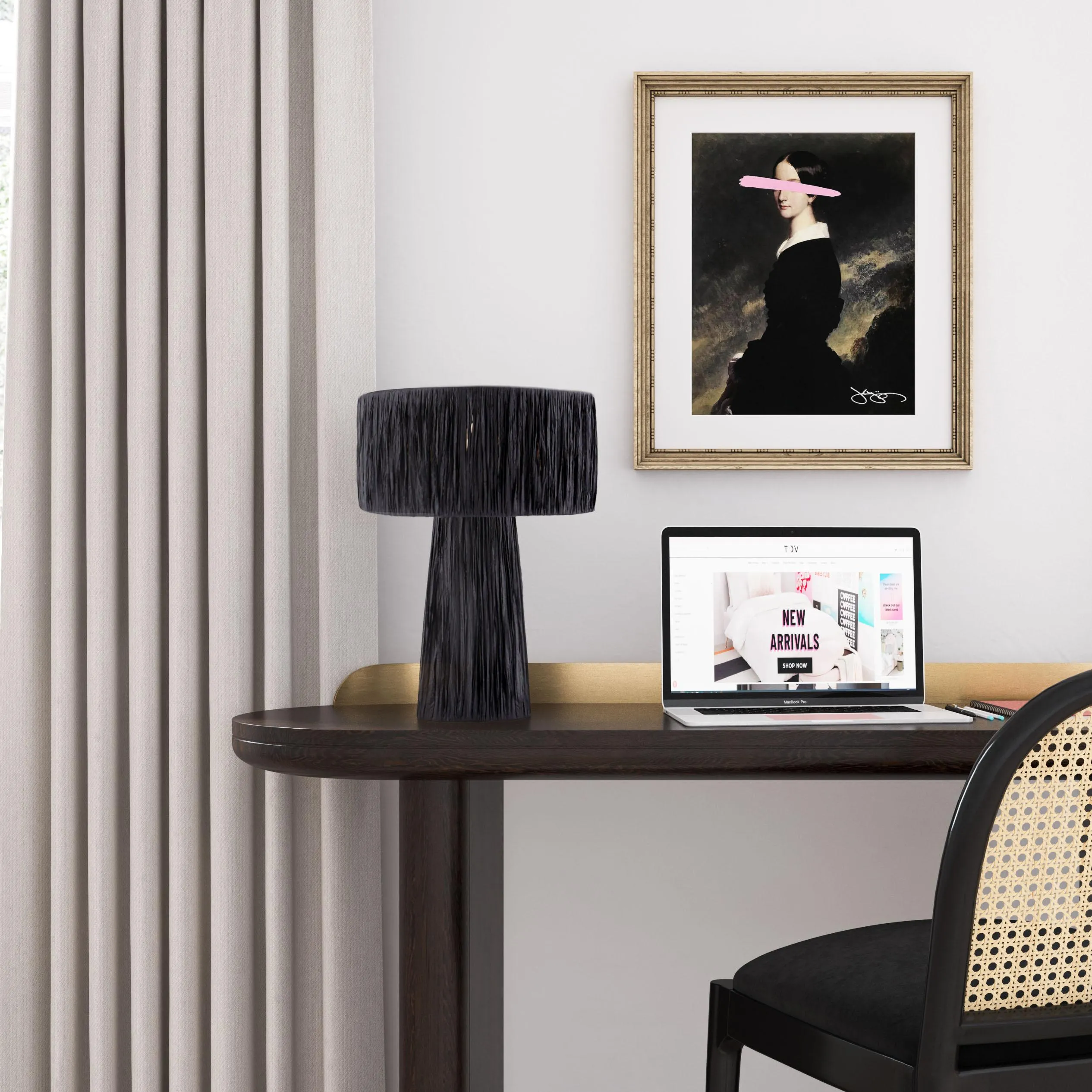 Shelby Raffia Table Lamp - Image 17