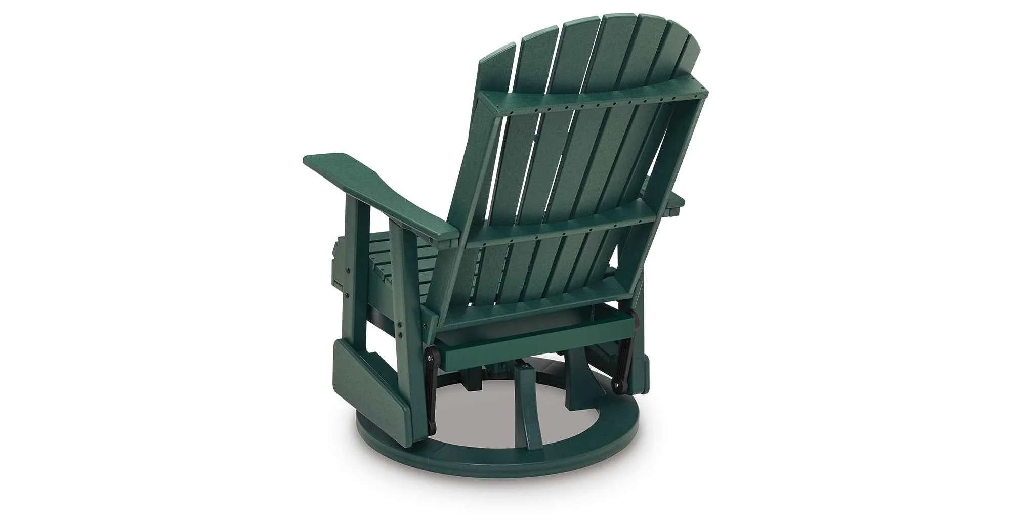 Shell Beach Green Outdoor Swivel Glider Chair - Image 12