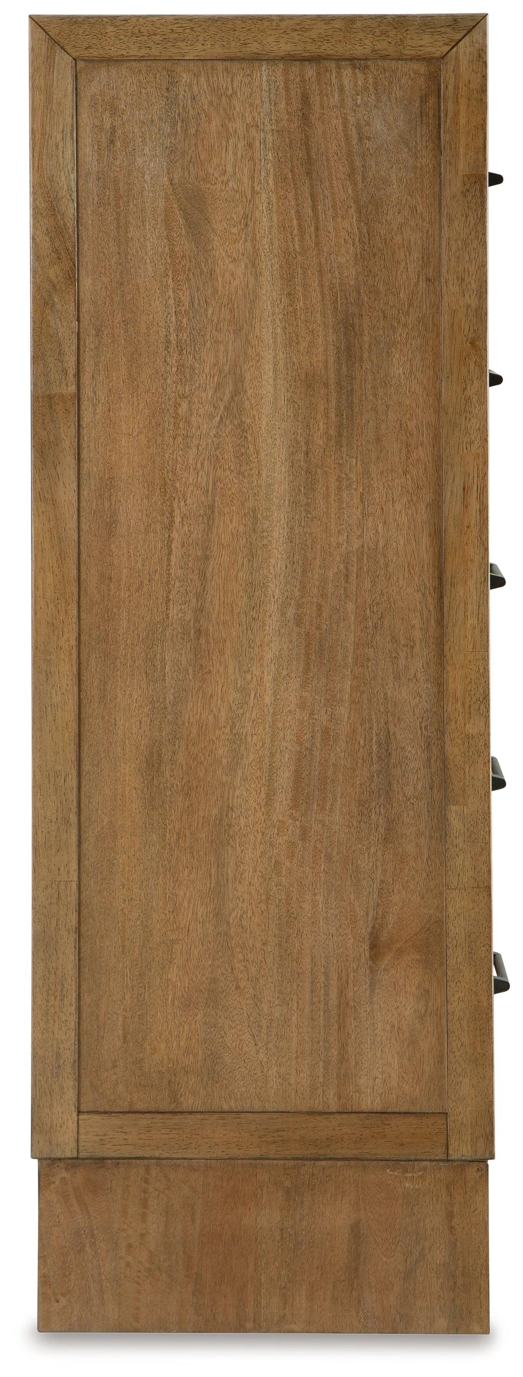 Sherbana Light Brown Chest of Drawers - Image 4
