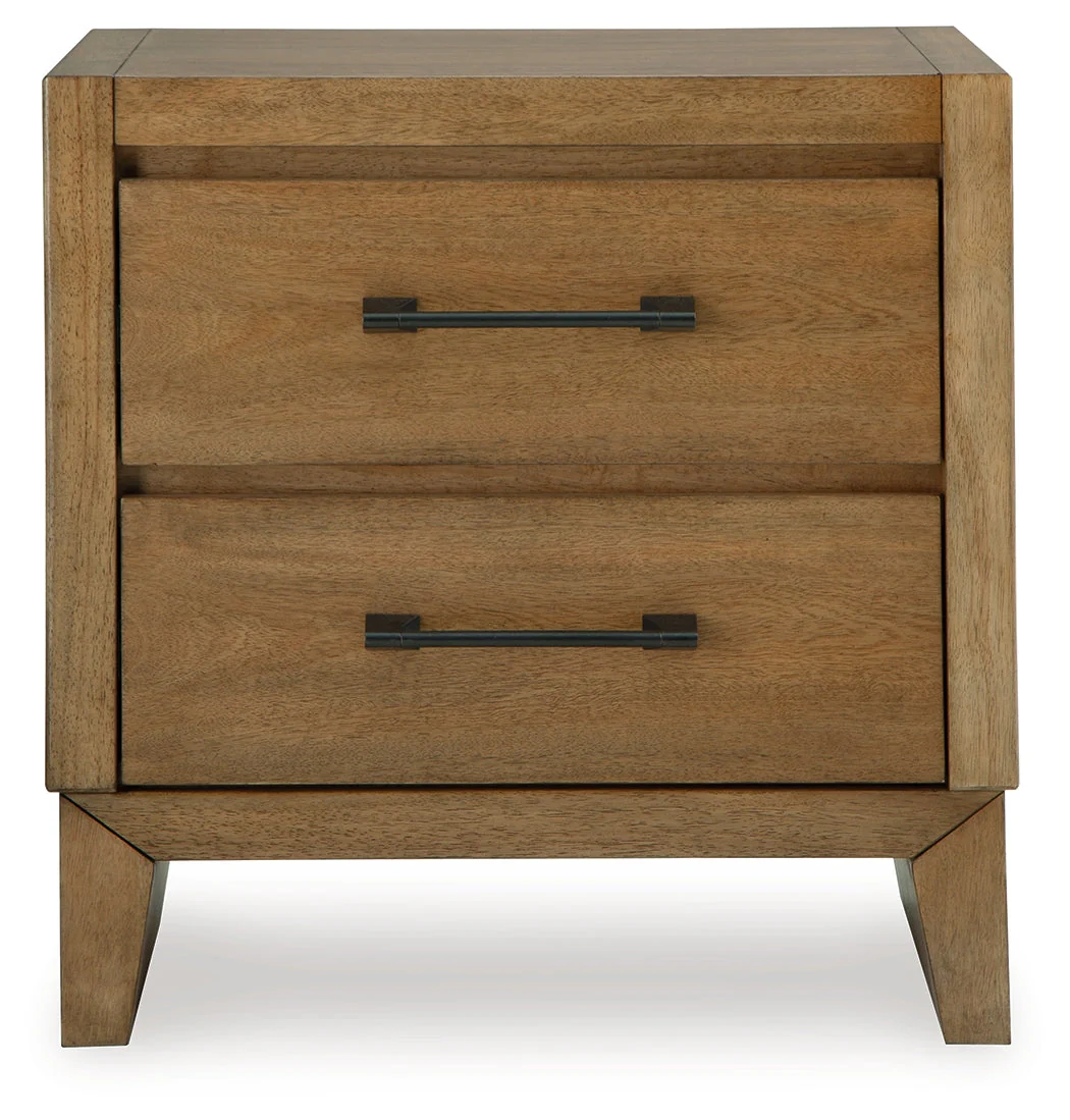 Sherbana Light Brown Platform Bedroom Set - Image 14