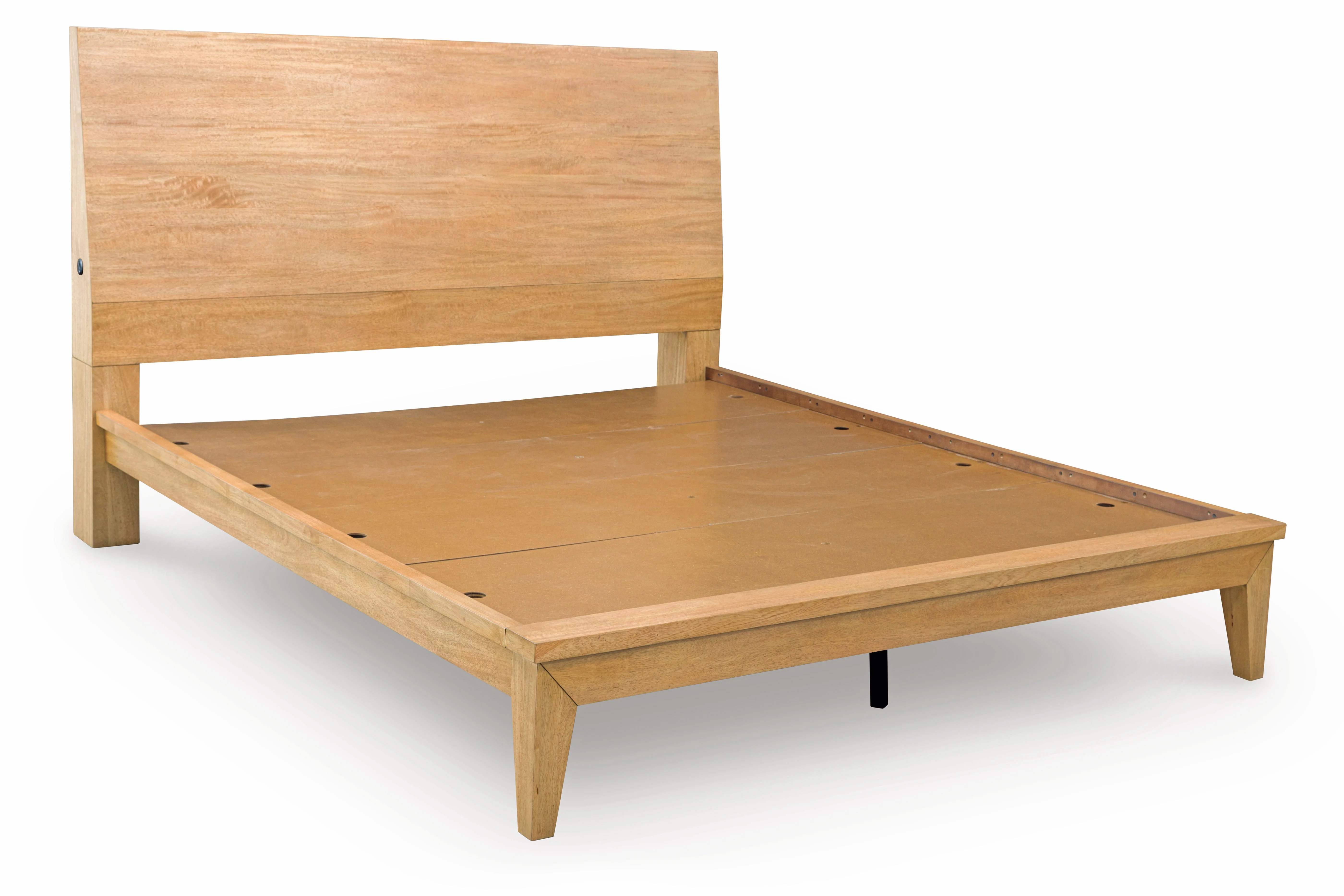 Sherbana Light Brown Queen Platform Bed