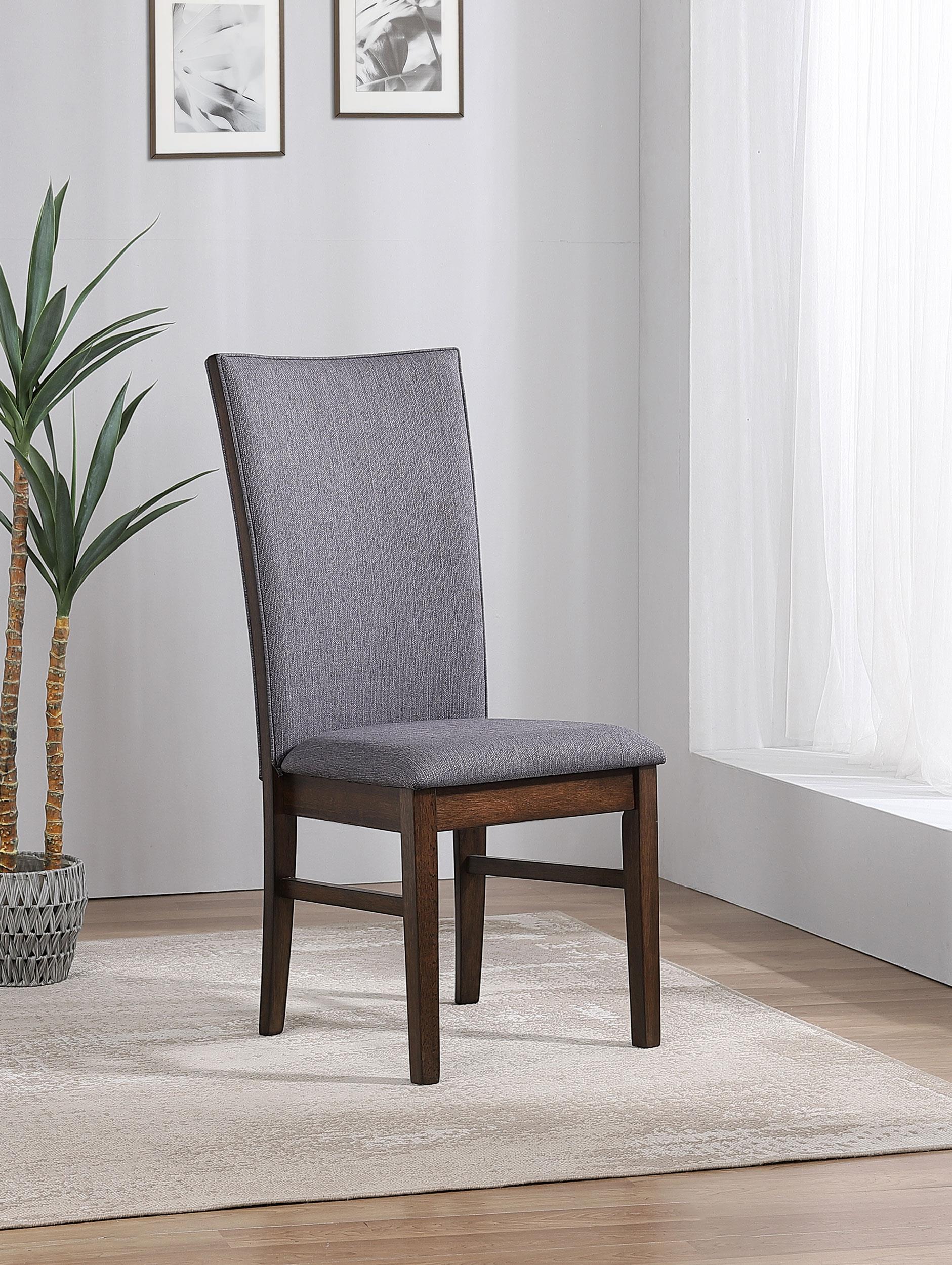 Sherwood Gray Upholstered Dining Side Chair, Set of 2 - Image 2