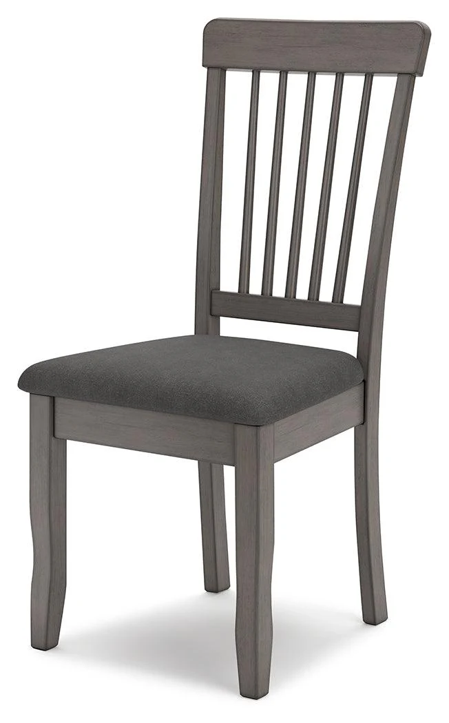 Shullden Gray Dining Table and 2 Chairs - Image 4