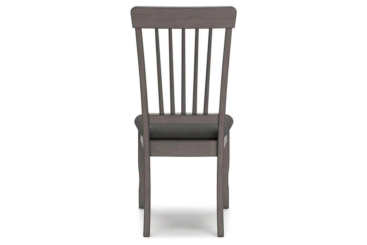 Shullden Gray Dining Table and 4 Chairs - Image 6