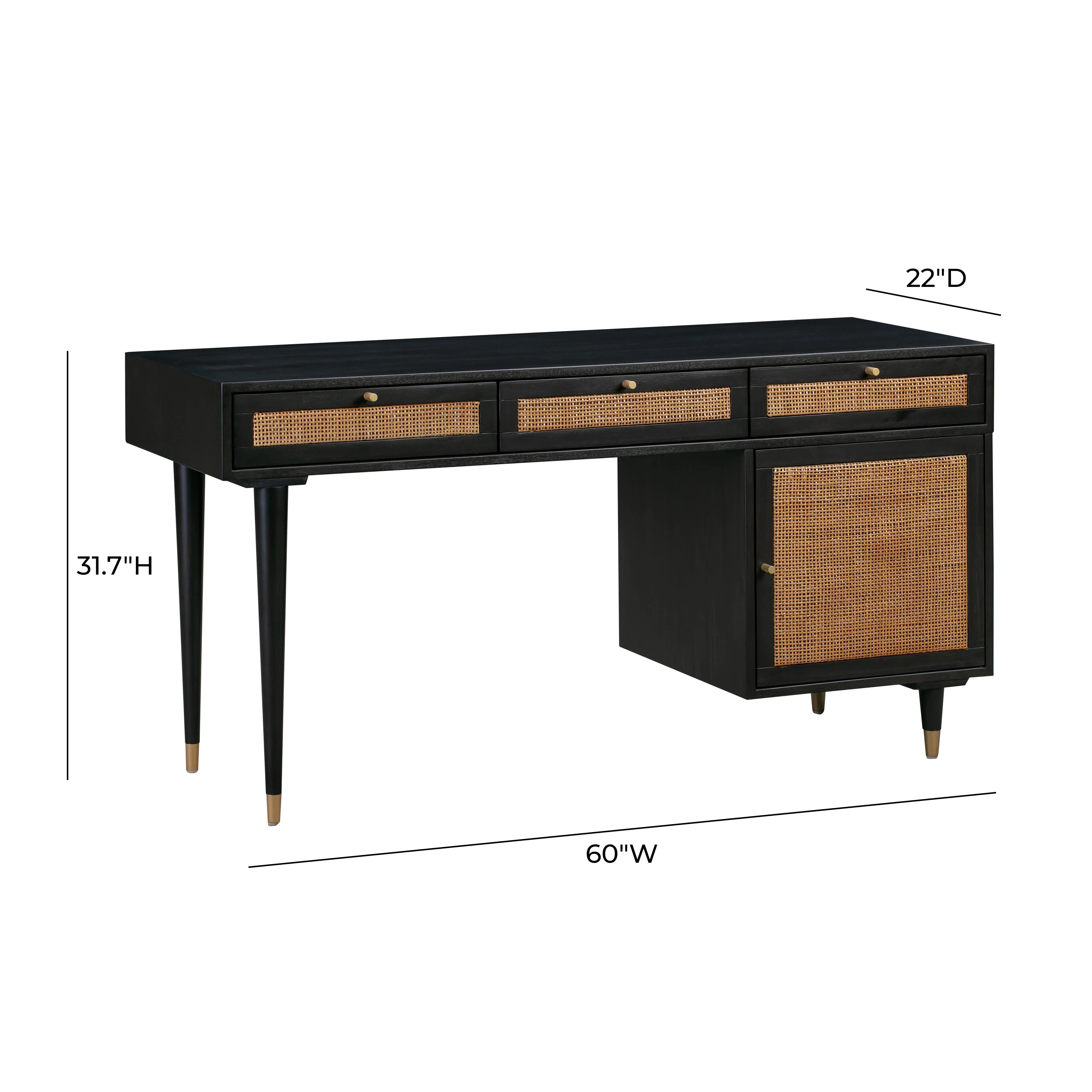 Sierra Cane Desk - Image 9
