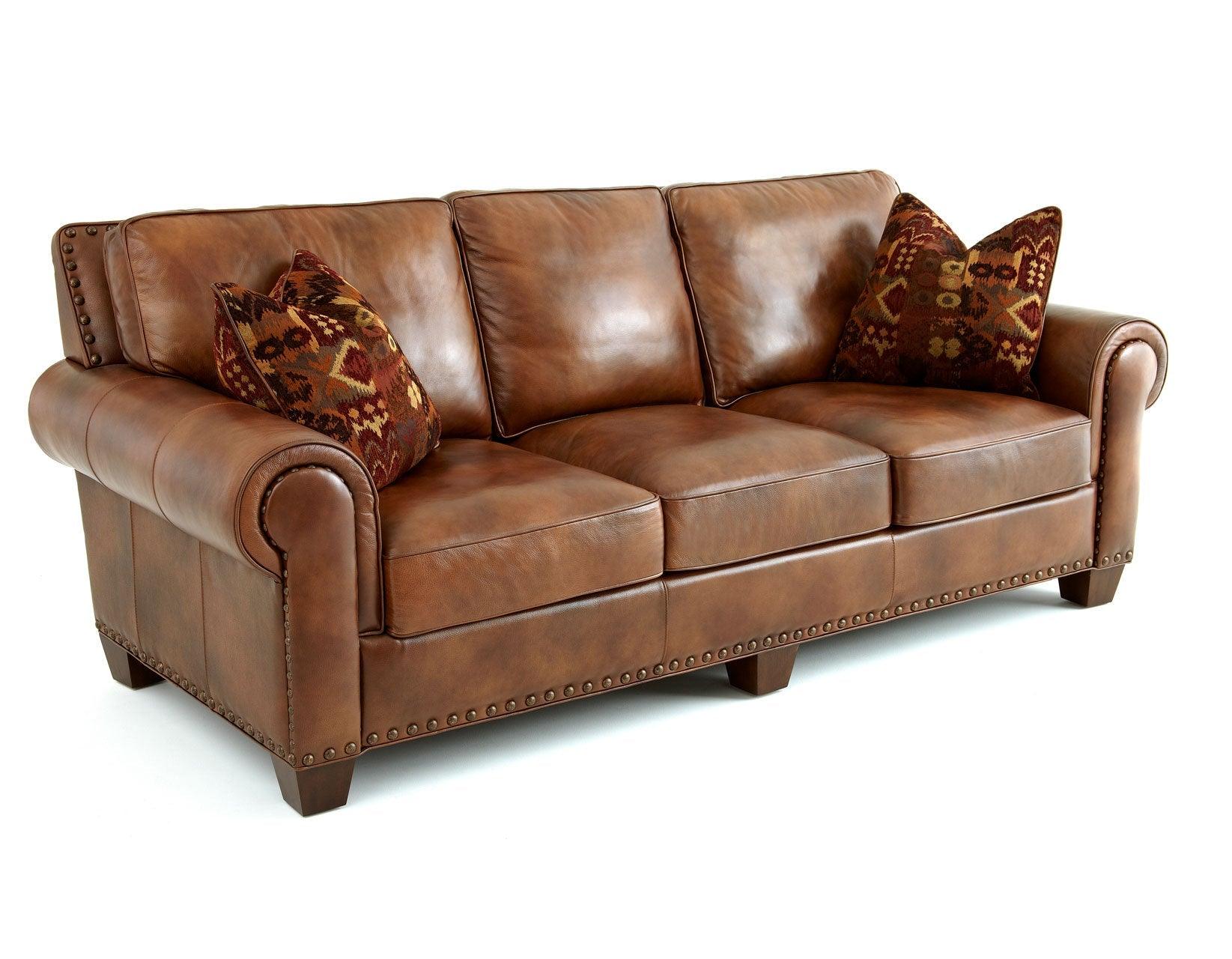 Silverado Camel Top-Grain Leather 4-Piece Set - Image 2