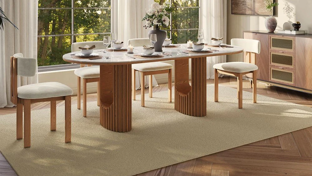 Silvo 79" Table Glossy White Dining Table - Image 2