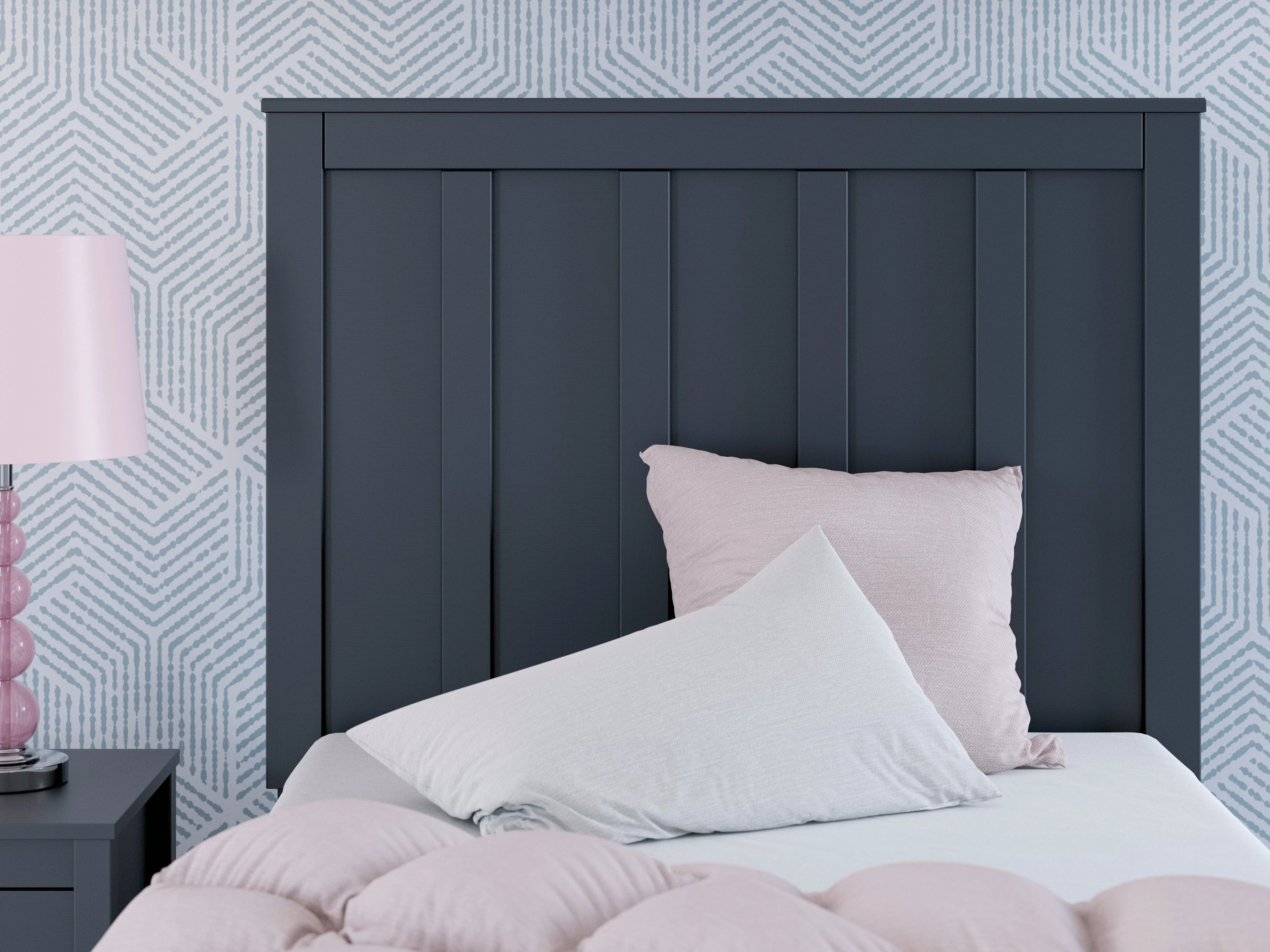 Simmenfort Navy Blue Twin Platform Bed - Image 19