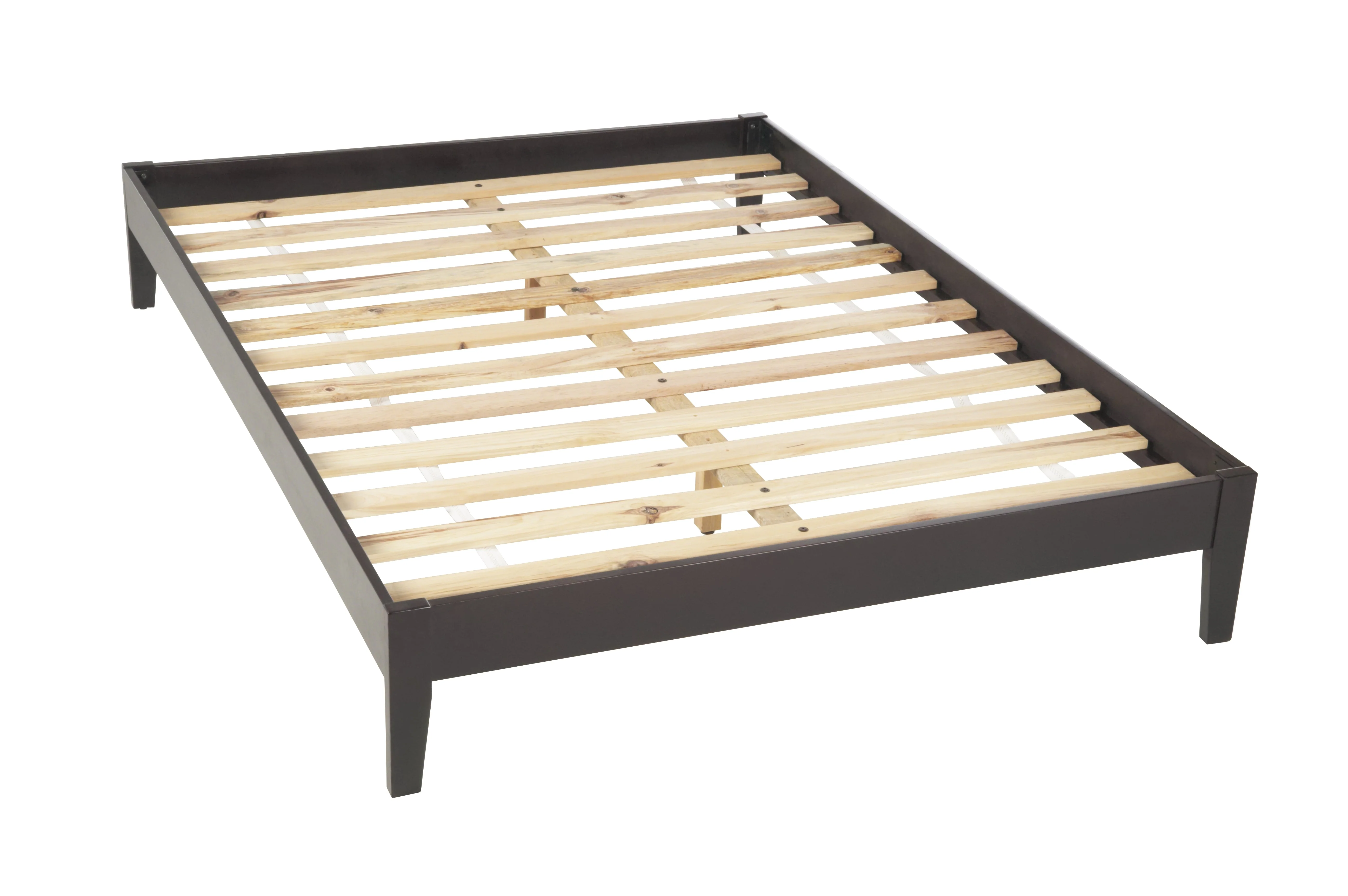 Simple Wood Eastern King Platform Bed in Espresso - Image 8