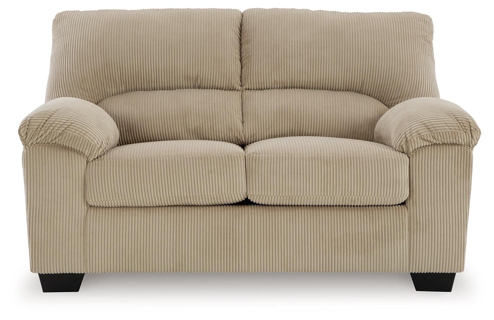 SimpleJoy Sand Loveseat - Image 6
