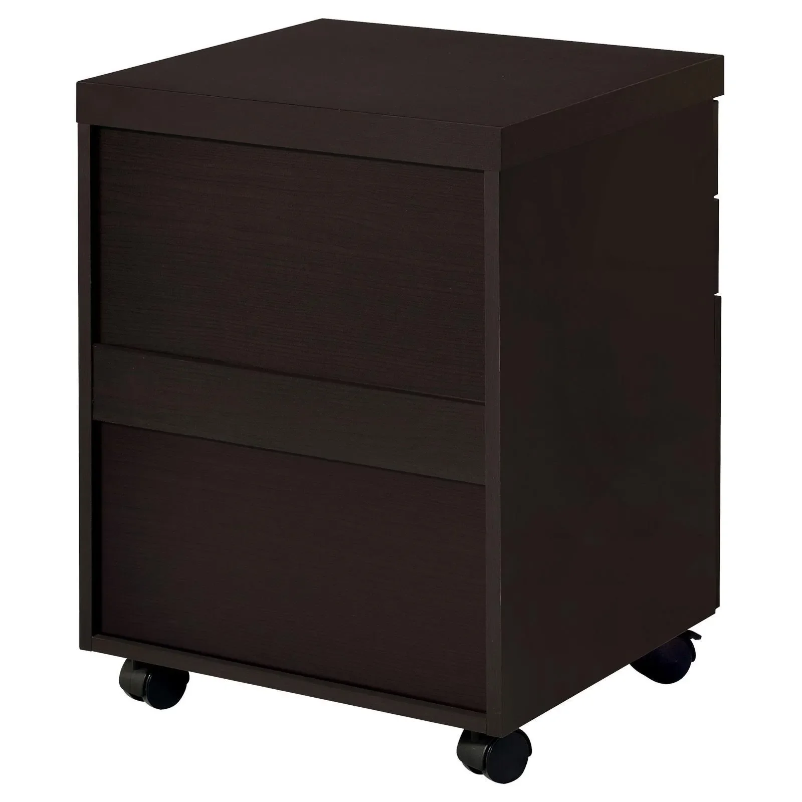 Skylar Cappuccino 3-Drawer Mobile File Cabinet - Image 8